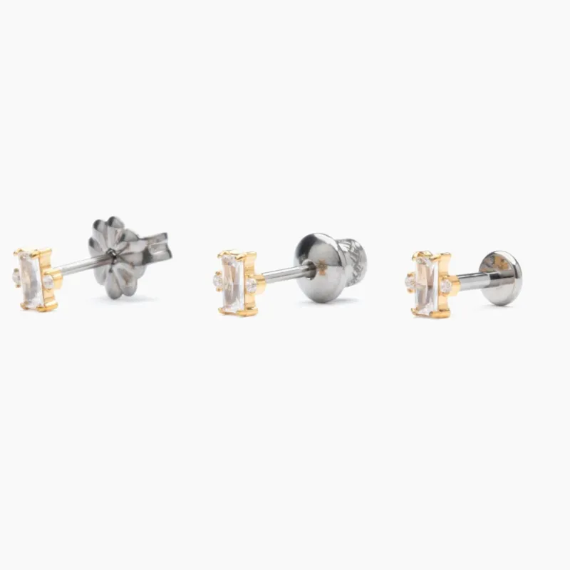 Nano Naomi Single Stud  (HOLD - subscription box) sold by Tini Lux