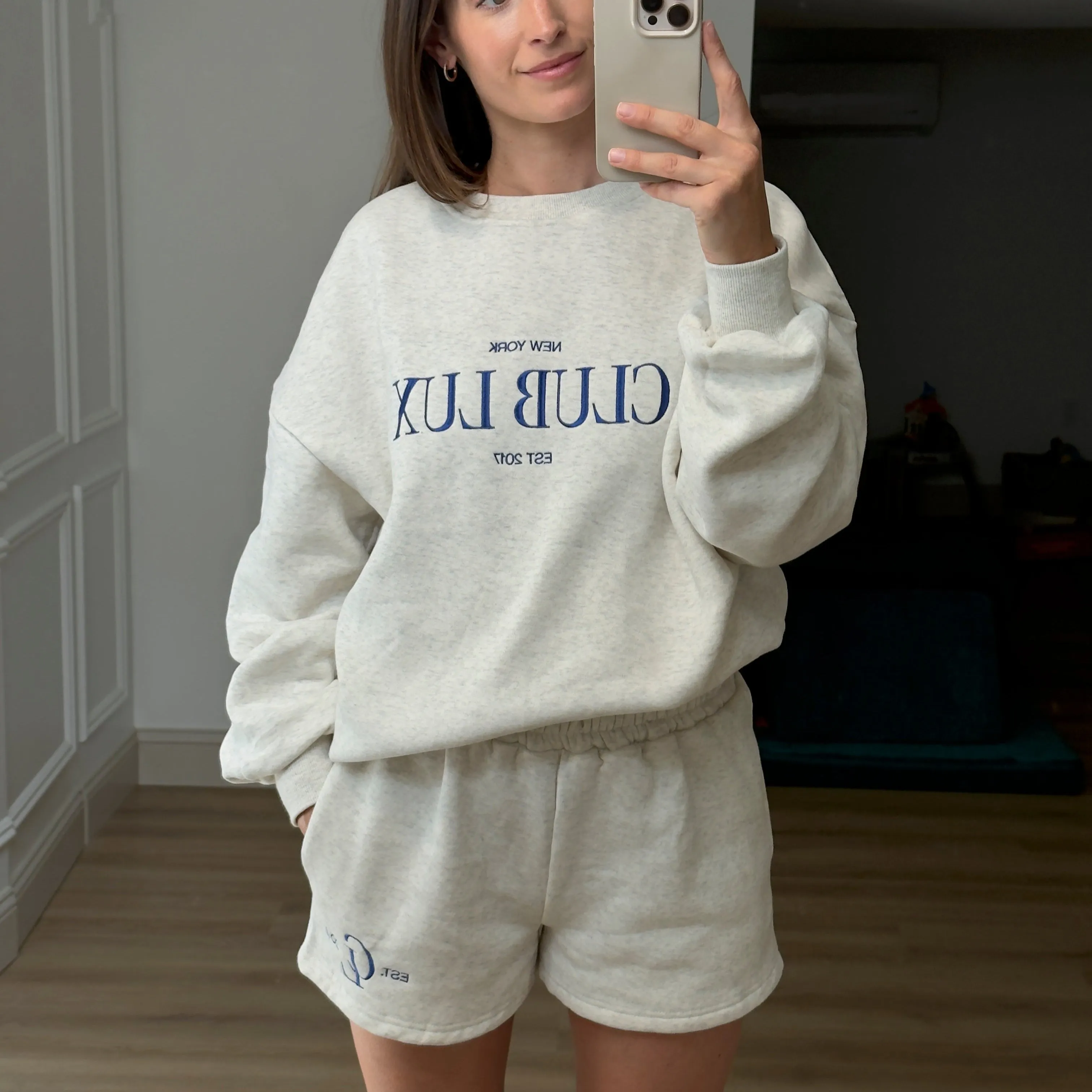 Club Lux Sweat Shorts sold by Tini Lux product image thumbnail 2