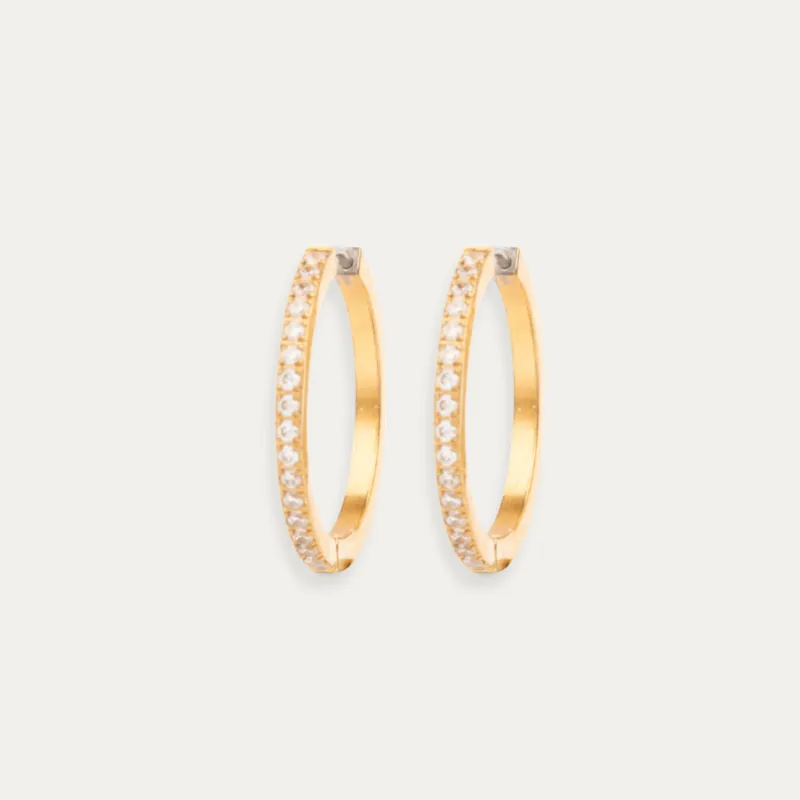 Large Date Night Hoops sold by Tini Lux