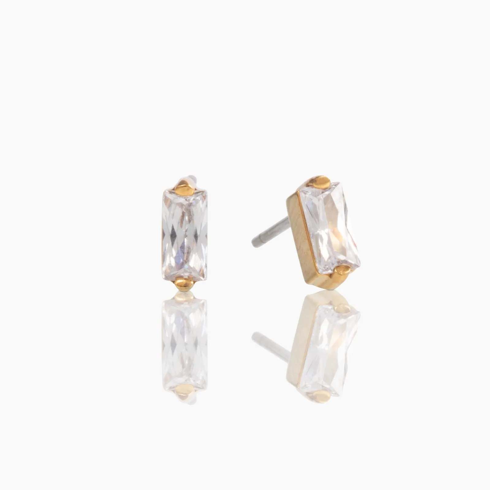 Bijou Titanium Starter Stud Earrings sold by Tini Lux product image thumbnail 4
