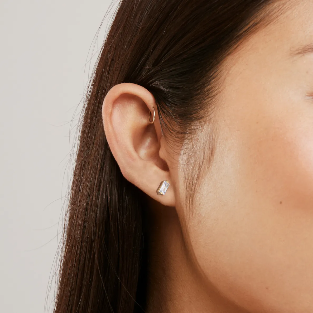 Bijou Titanium Starter Stud Earrings sold by Tini Lux product image thumbnail 2