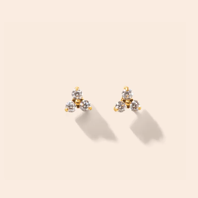 Pavé Astrid Stud Earrings made by Tini Lux