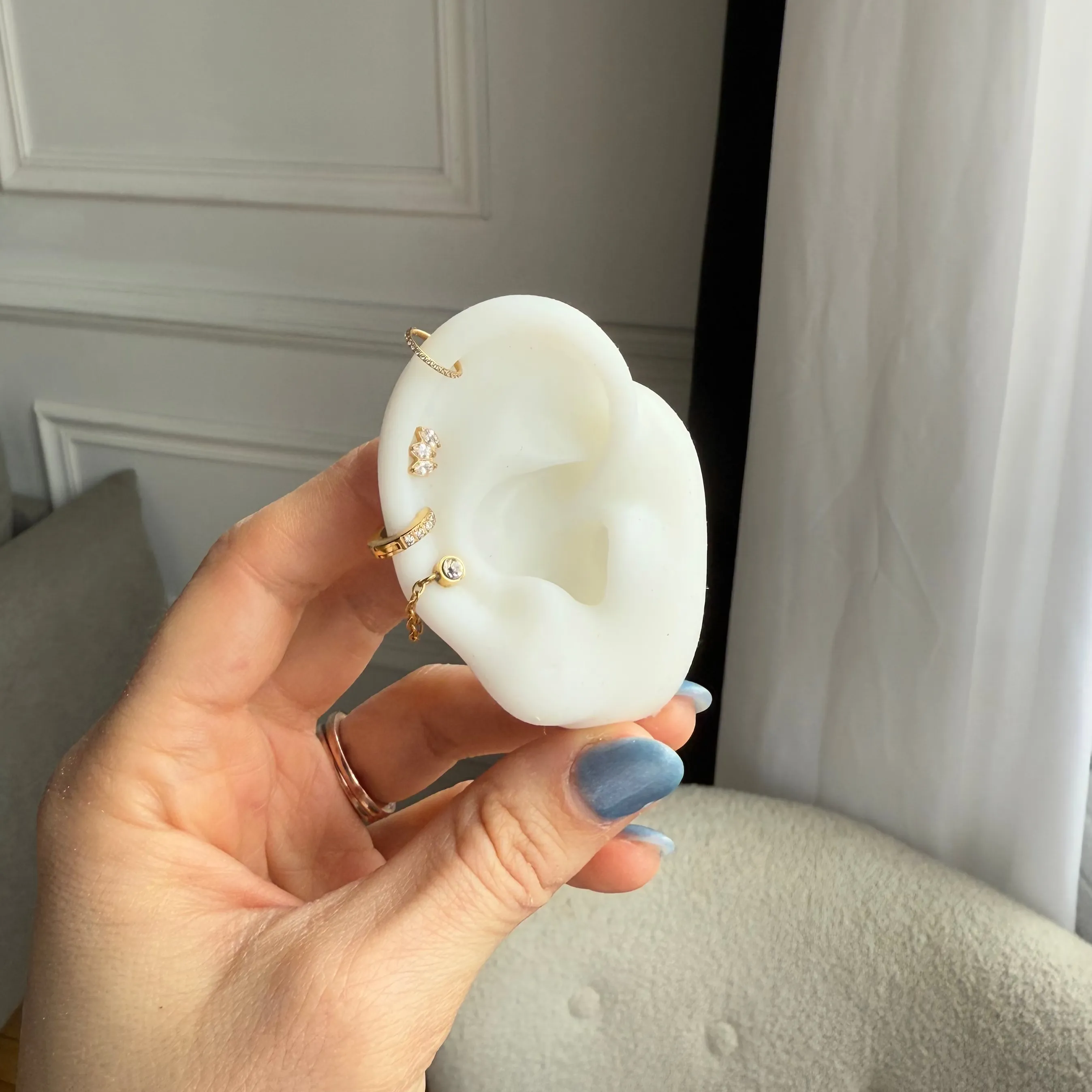 Mira Stud Earrings sold by Tini Lux product image thumbnail 2