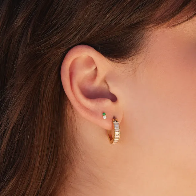 Single Nano Coco Flat Back Stud sold by Tini Lux product image thumbnail 2