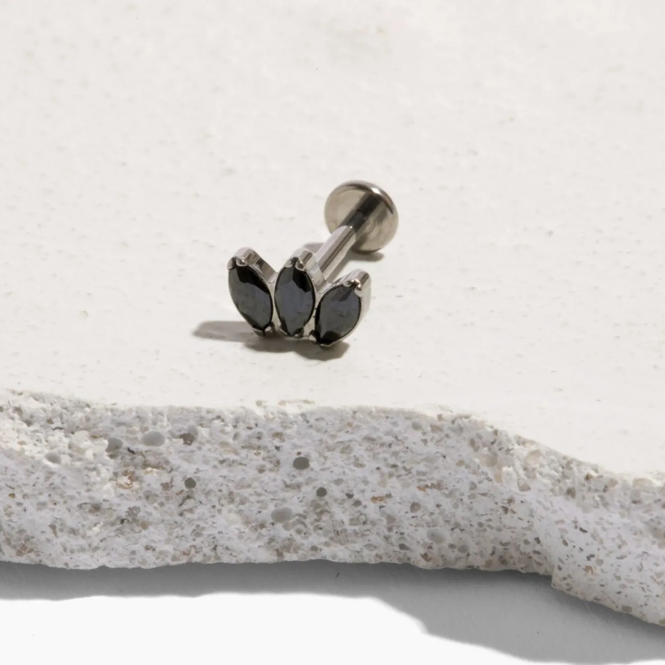 Single Mira Stud Flat Back Stud Earring sold by Tini Lux product image thumbnail 4