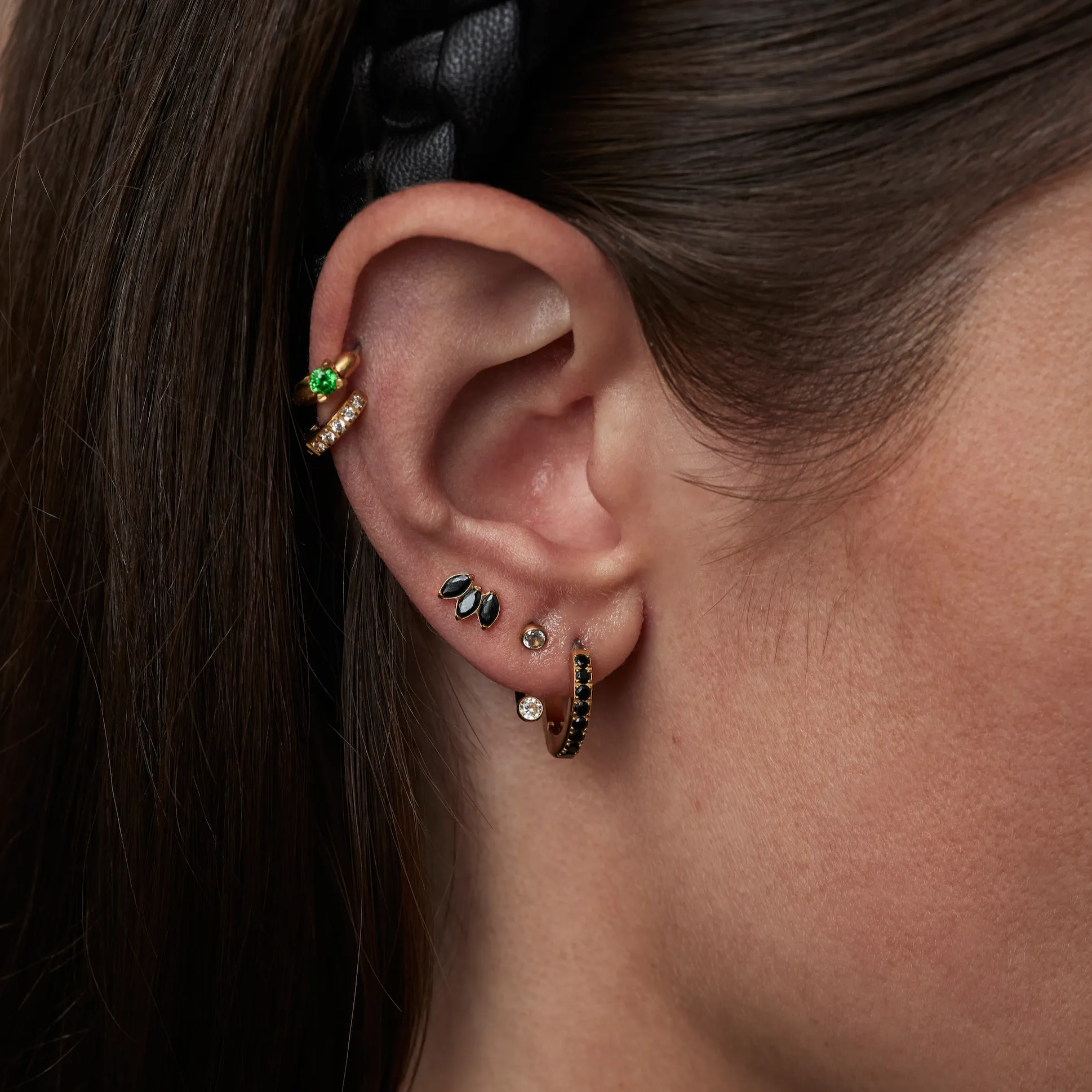 Single Mira Stud Flat Back Stud Earring sold by Tini Lux product image thumbnail 5