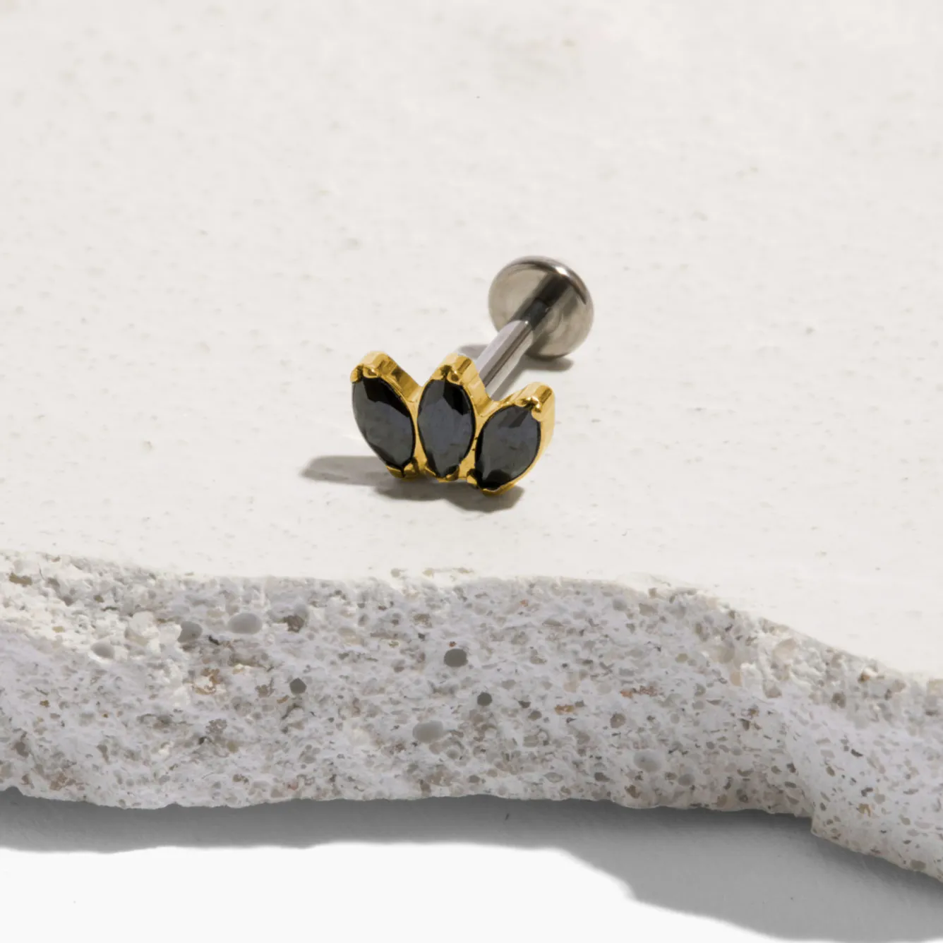 Single Mira Stud Flat Back Stud Earring sold by Tini Lux product image thumbnail 3