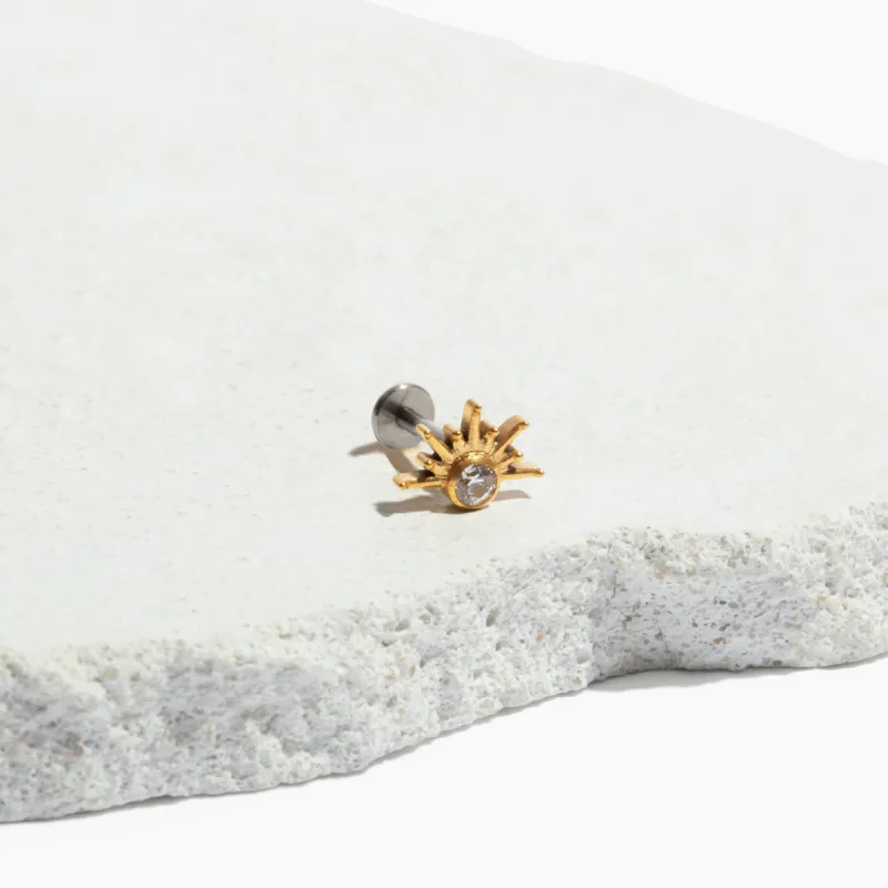 Single Nano Sunrise Flat Back Stud sold by Tini Lux