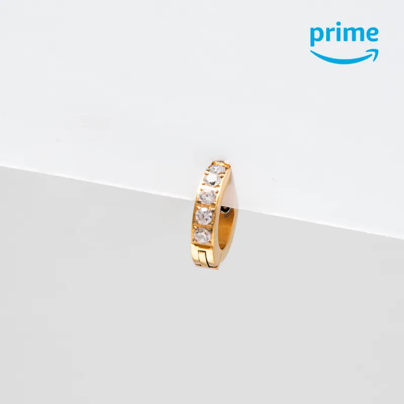 Single Ocean Ave Huggie Hoop Earring sold by Tini Lux