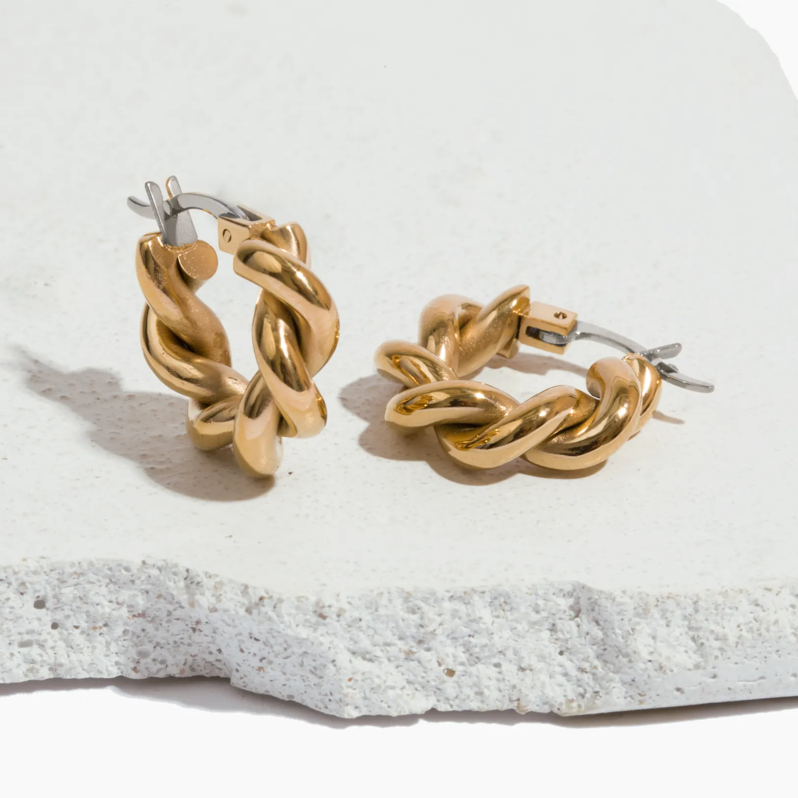 Weekender Hoop Earrings sold by Tini Lux