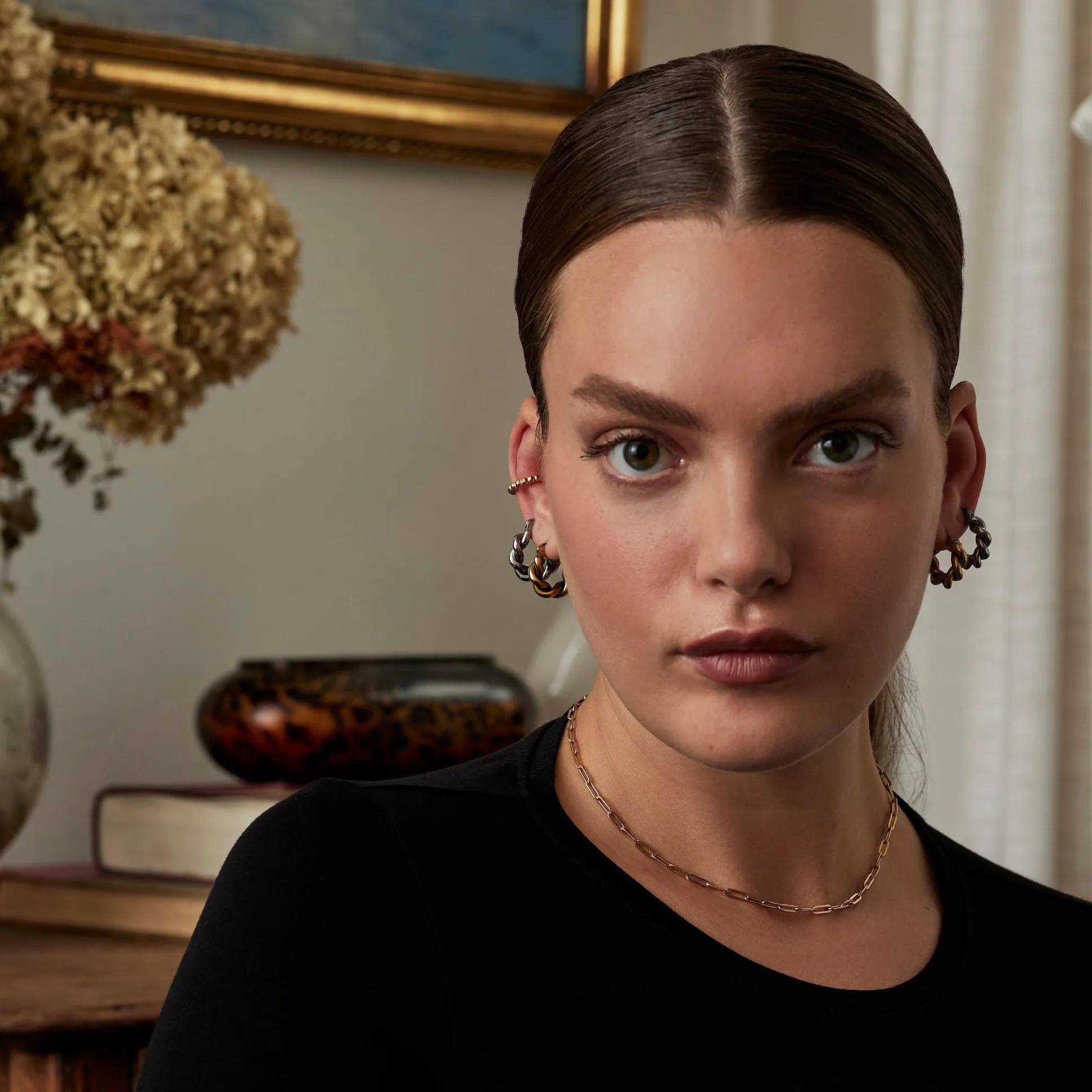 Weekender Hoop Earrings sold by Tini Lux product image thumbnail 3