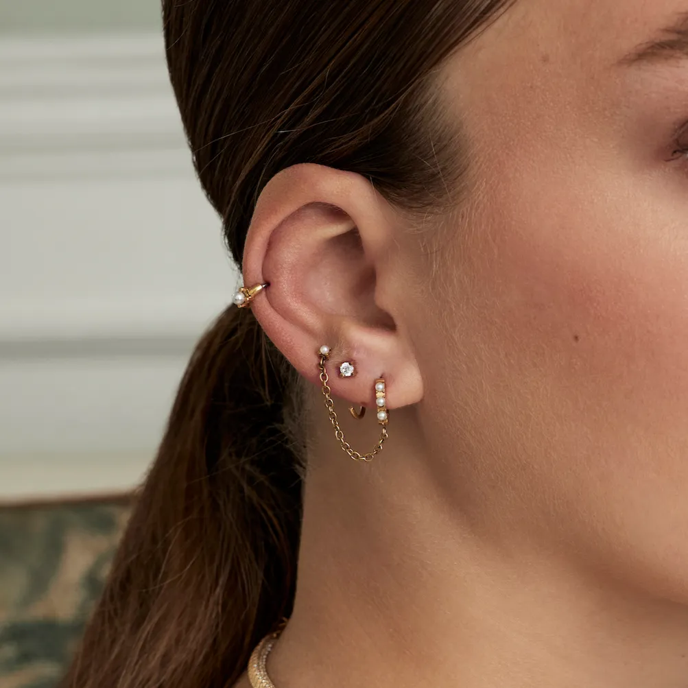 Eva Stud Earrings sold by Tini Lux product image thumbnail 4