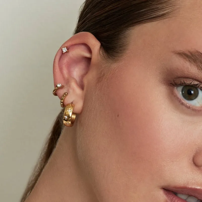 Main Sail Huggie Hoop Earrings sold by Tini Lux product image thumbnail 5