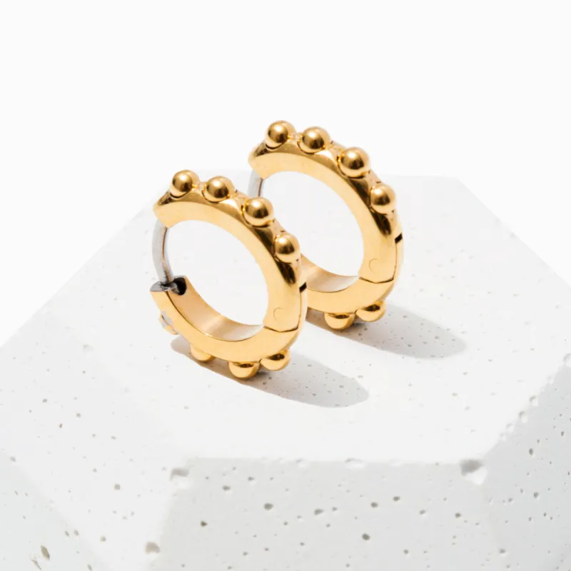 Main Sail Huggie Hoop Earrings sold by Tini Lux