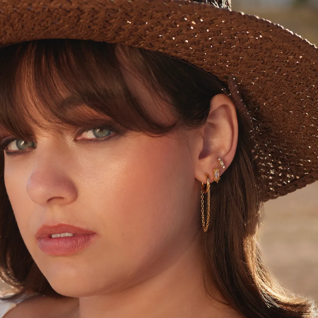 Single Nano Soleil Flat Back Stud sold by Tini Lux product image thumbnail 2