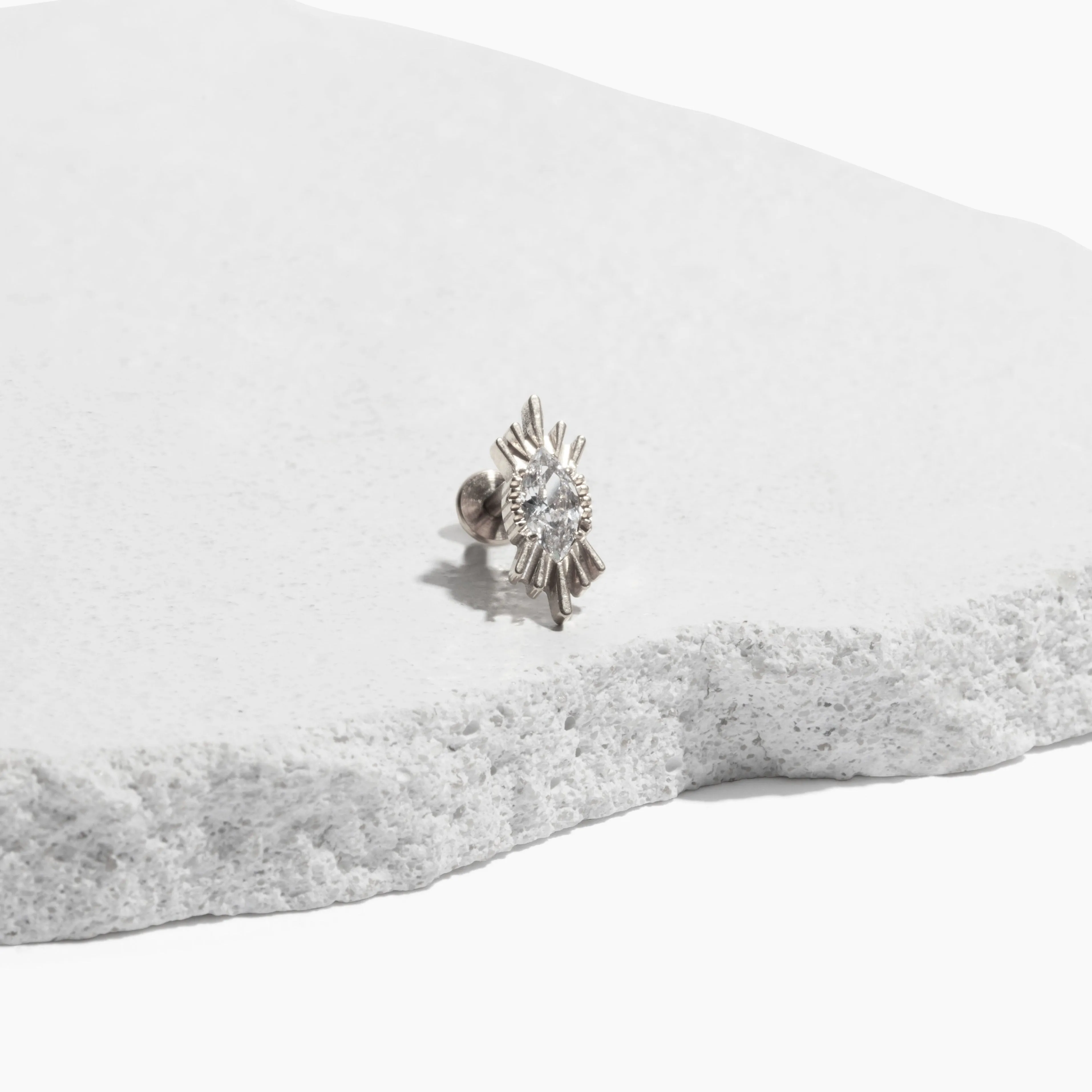 Single Nano Soleil Flat Back Stud sold by Tini Lux product image thumbnail 3