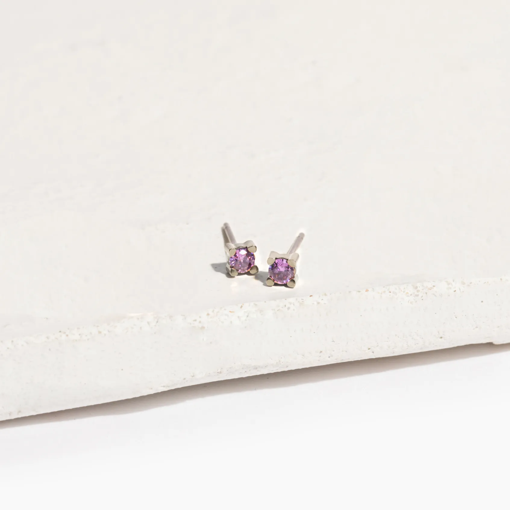 Mini Celeste Stud Earrings sold by Tini Lux product image thumbnail 5