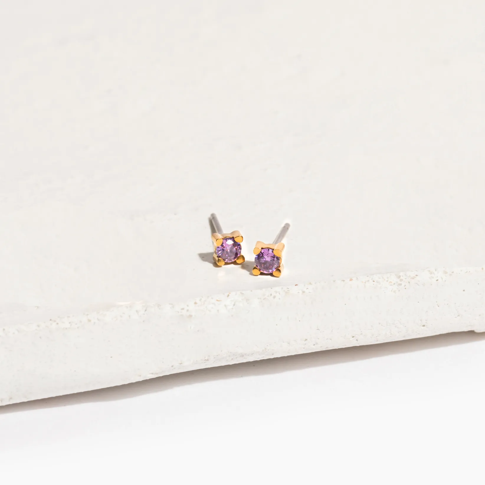 Mini Celeste Stud Earrings sold by Tini Lux product image thumbnail 4
