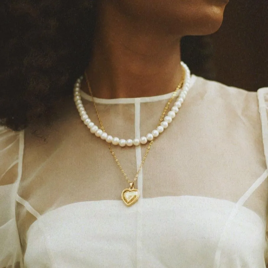 Betty Pearl Necklace sold by Tini Lux product image thumbnail 2