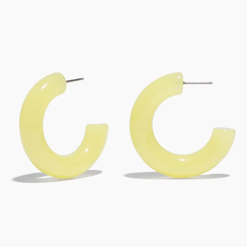 Limone Island Hoops sold by Tini Lux