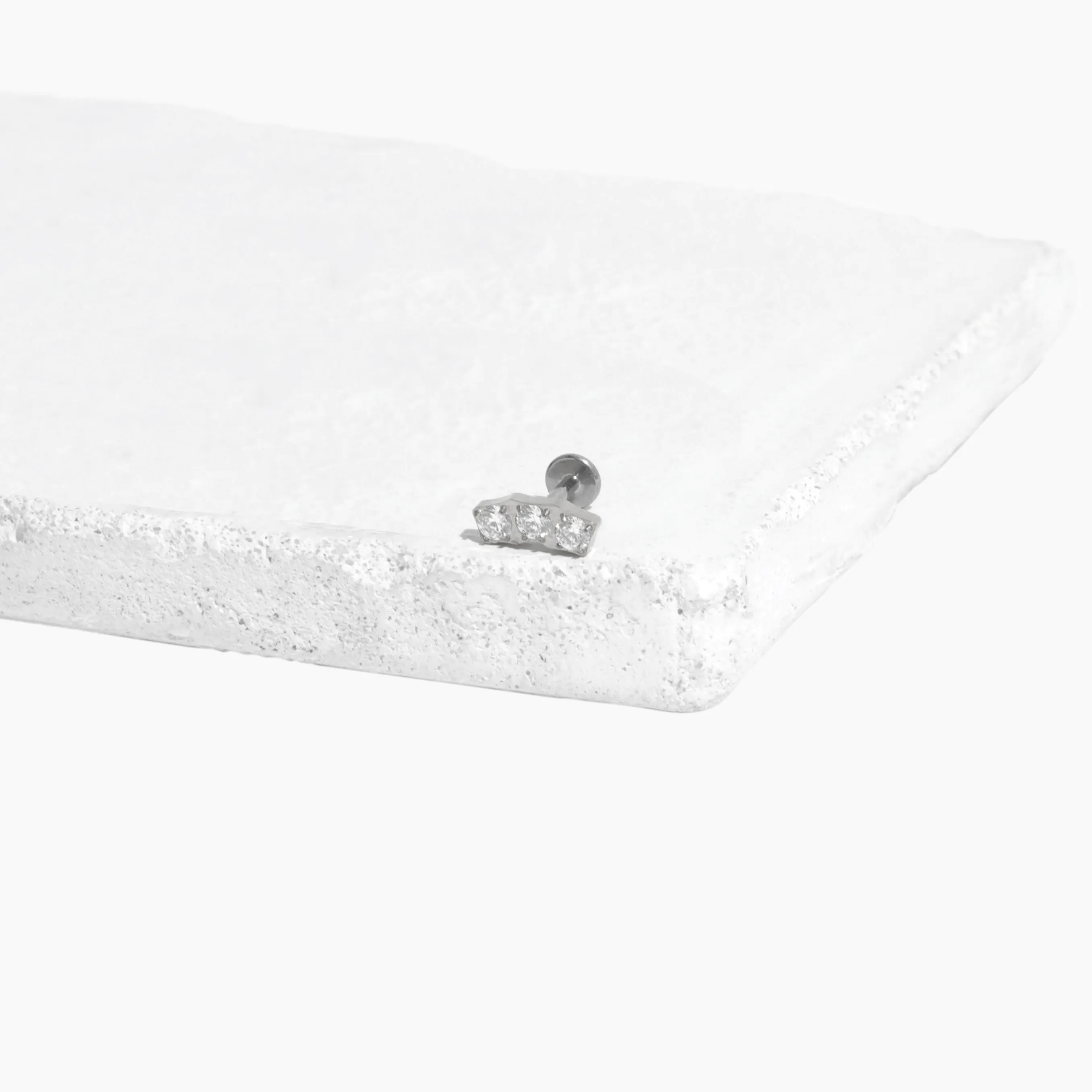 Single Carina Flat Back Stud Earring sold by Tini Lux product image thumbnail 2