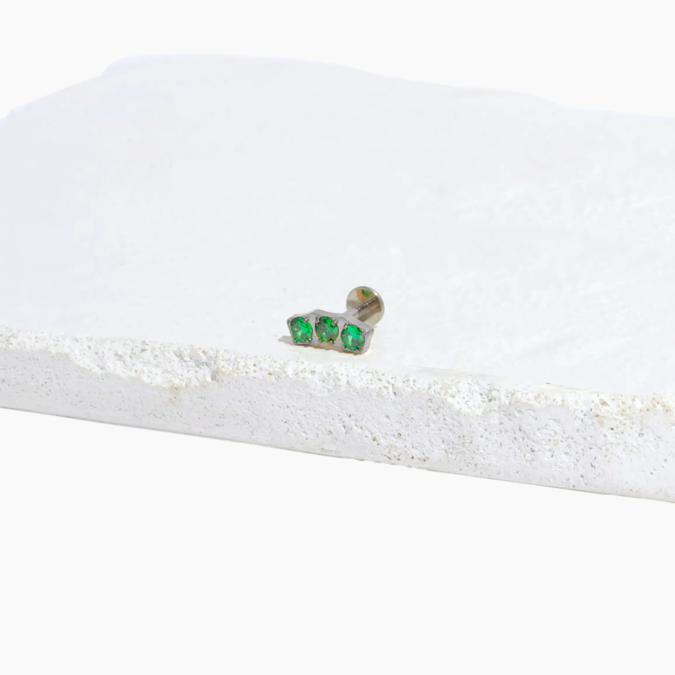 Single Carina Flat Back Stud Earring sold by Tini Lux product image thumbnail 4