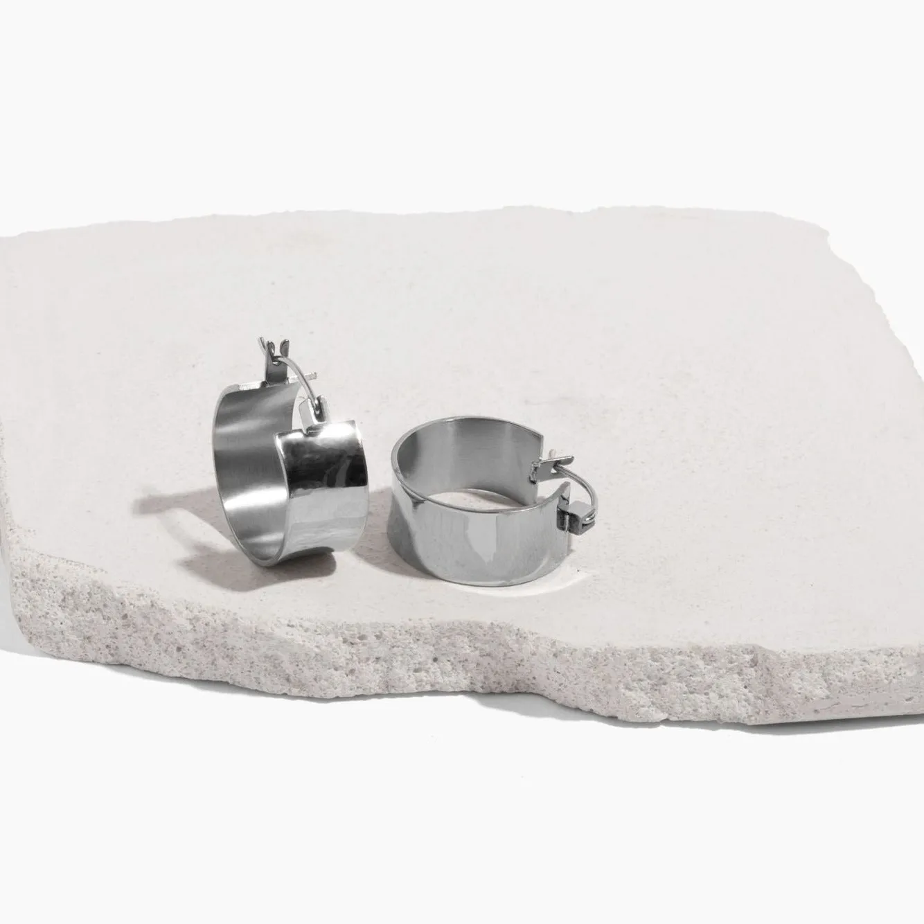 Small Round Trip Hoops sold by Tini Lux product image thumbnail 2