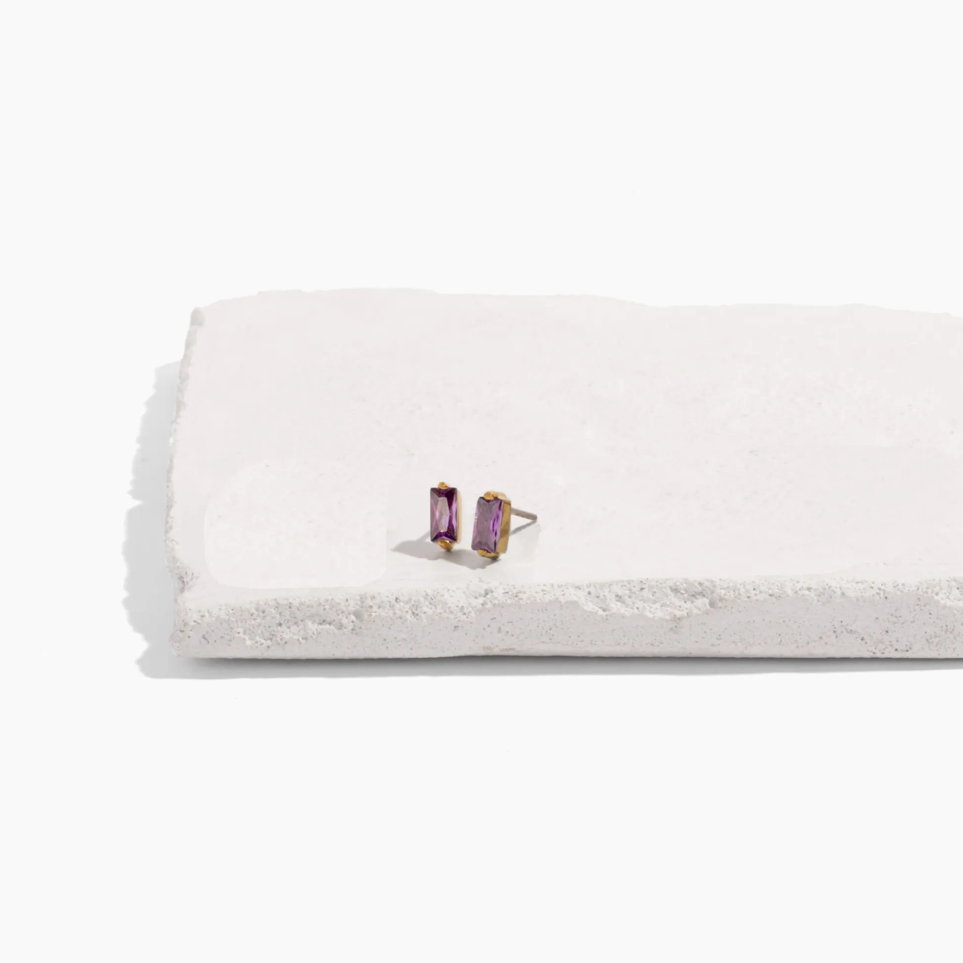 Bijou Birthstone Stud Earrings sold by Tini Lux product image thumbnail 5