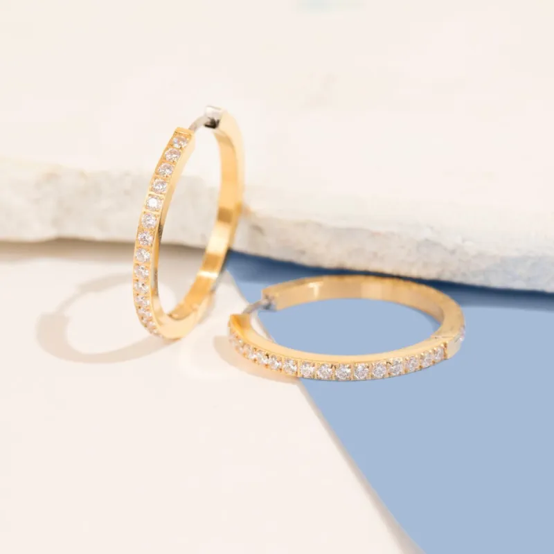 Med Date Night Hoops sold by Tini Lux