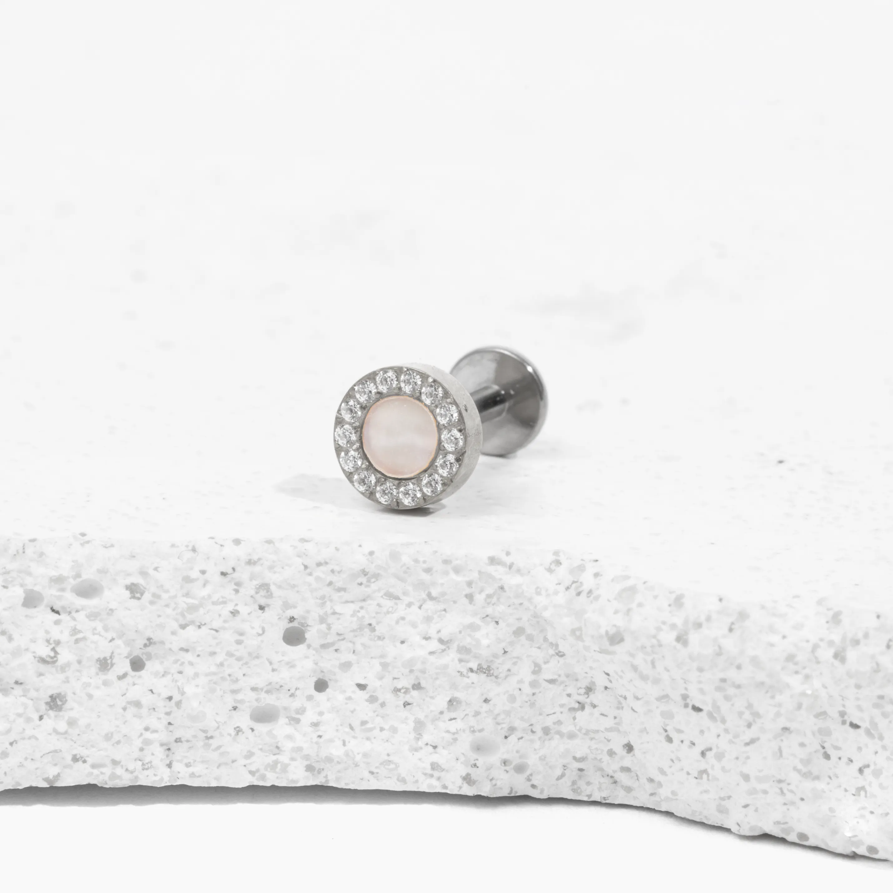 Single Nano Margot Flat Back Stud sold by Tini Lux product image thumbnail 4