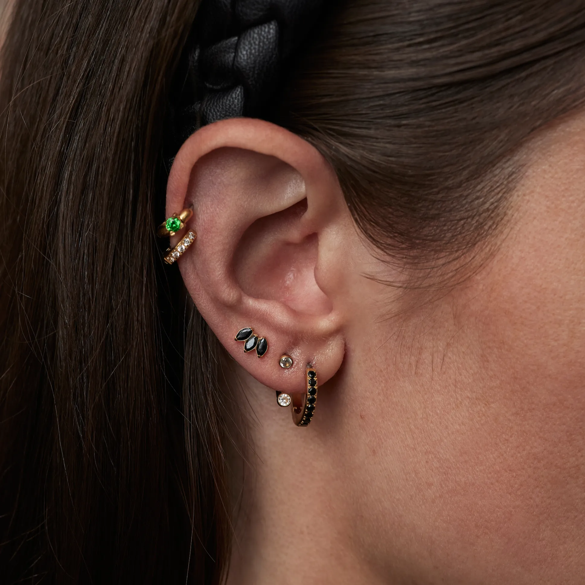 Single Crystal Snug Earring sold by Tini Lux product image thumbnail 3