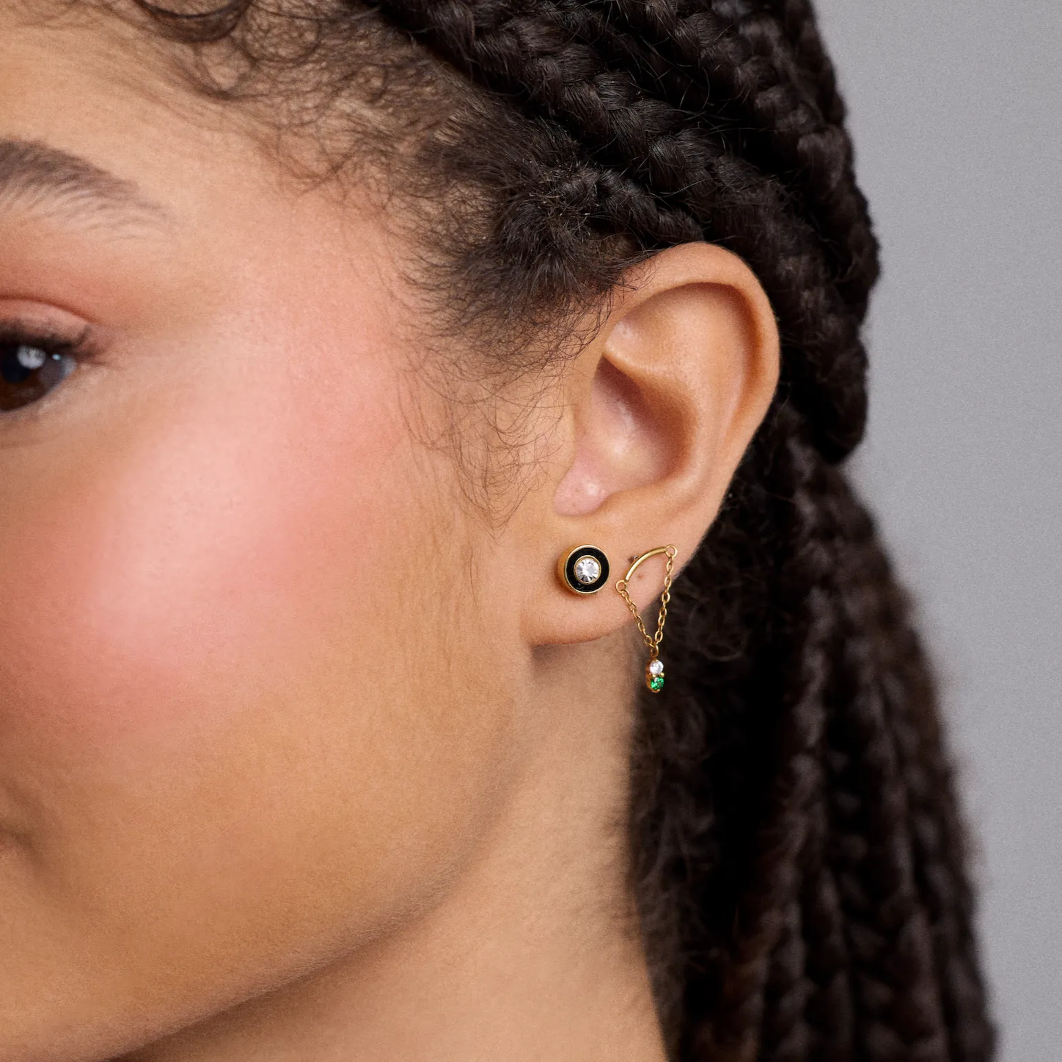 Eileen Screw Back Stud Earrings sold by Tini Lux product image thumbnail 3