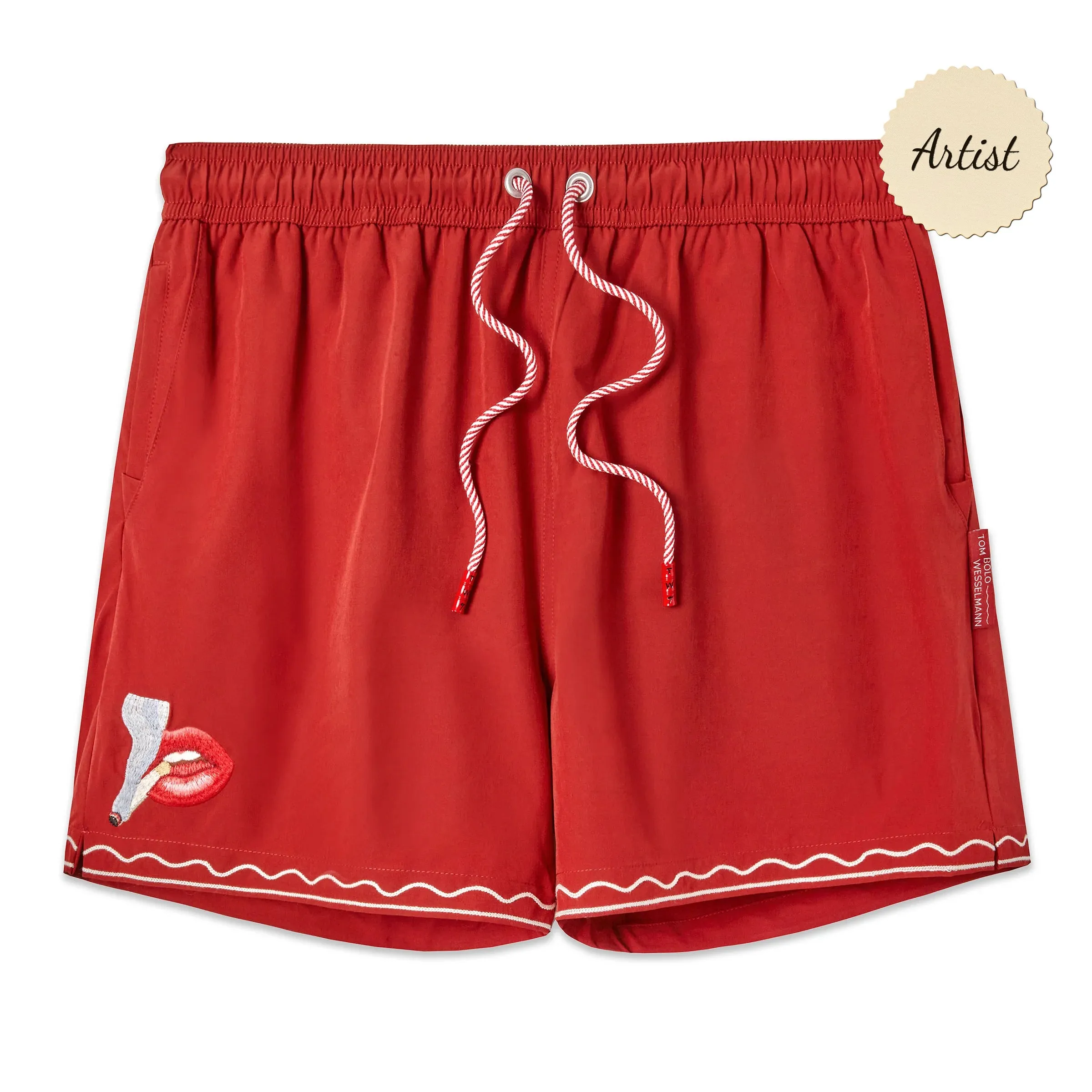 'Tom Wesselmann - Smoker #3' Swim Trunks sold by Tombolo