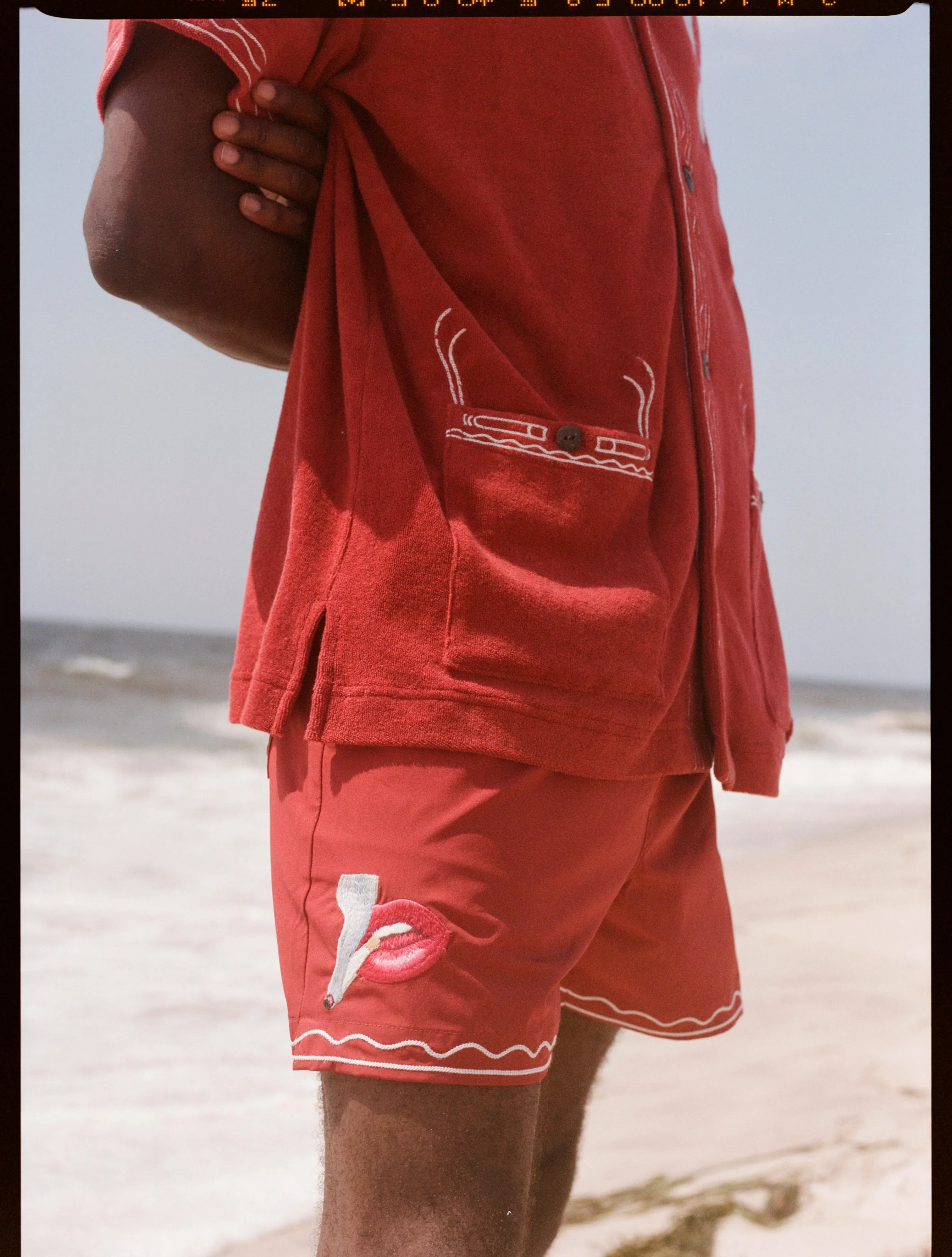 'Tom Wesselmann - Smoker #3' Swim Trunks sold by Tombolo product image thumbnail 2