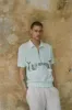 'Le Sirenuse' Half-Zip Cabana (Mint) sold by Tombolo