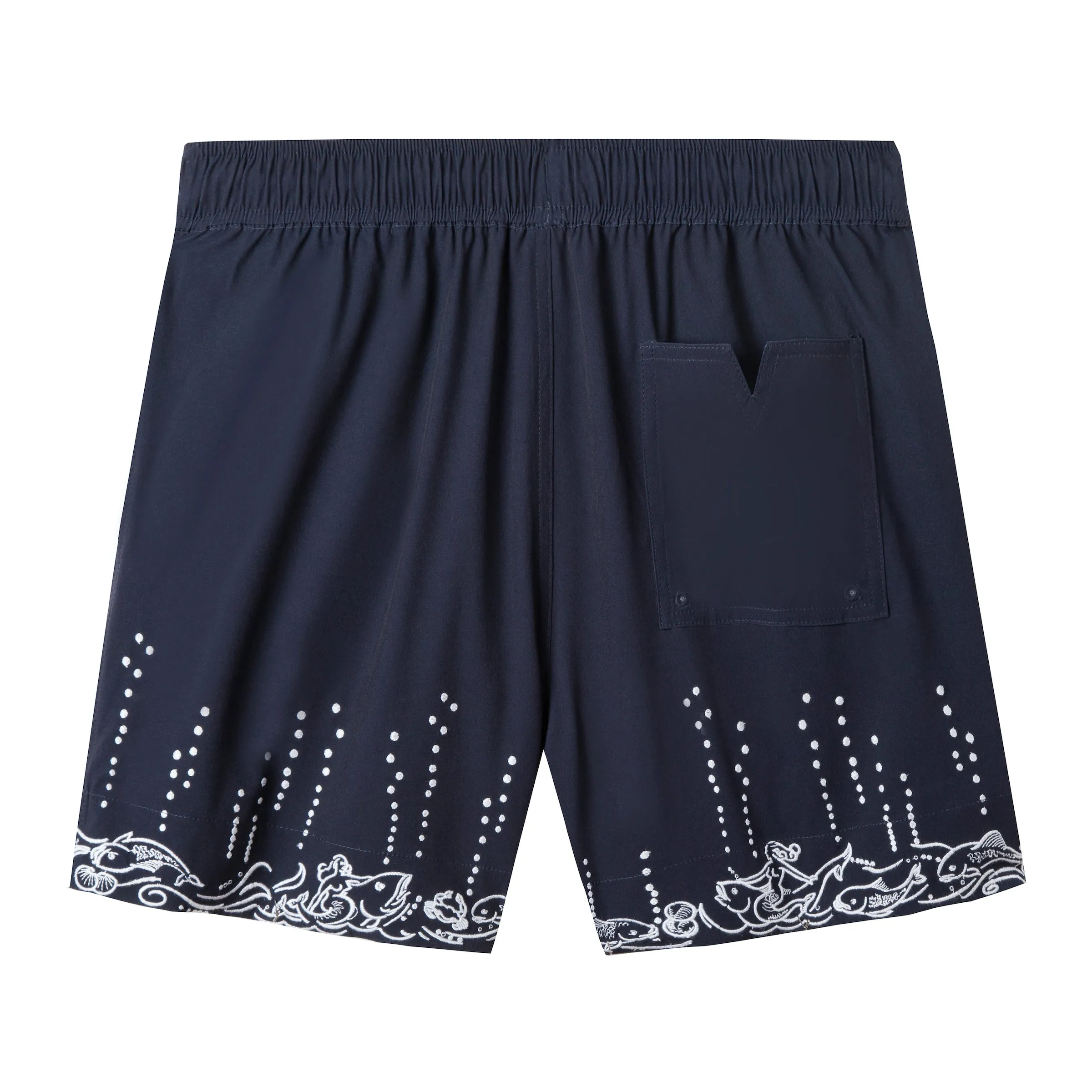 'Fruits De Mer' Swim Trunks (Navy) sold by Tombolo product image thumbnail 3