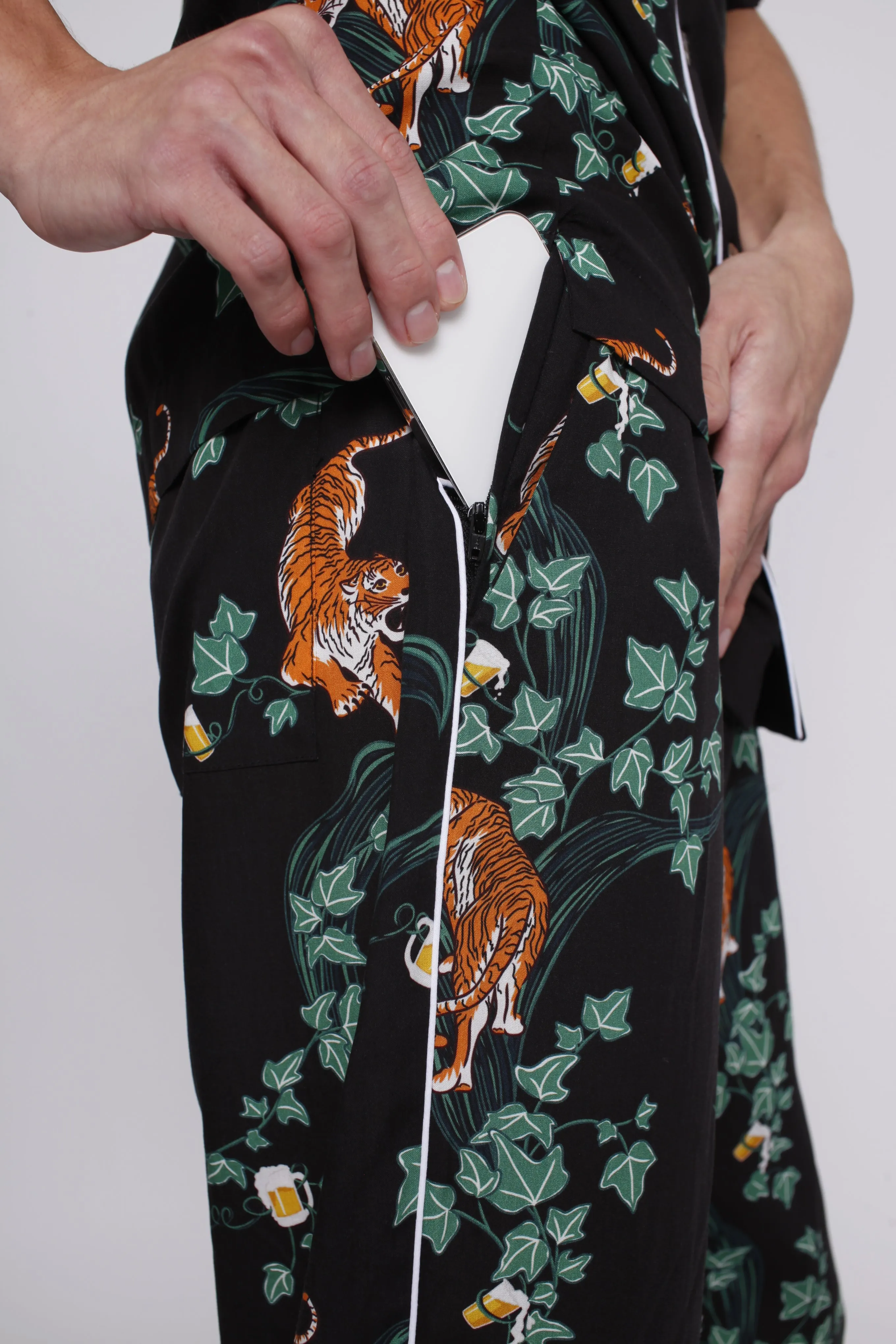 Easy-Going Pants ('Crouching Tiger, Hidden Beverage') sold by Tombolo product image thumbnail 5