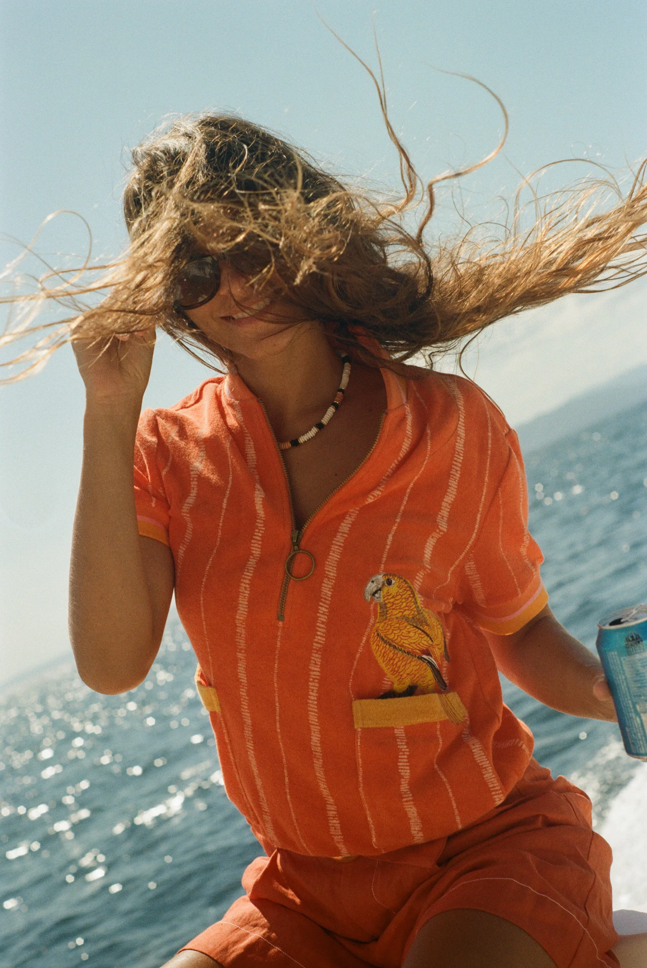 'El Pájaro Cubano' Cabana (Tangerine) sold by Tombolo product image thumbnail 2