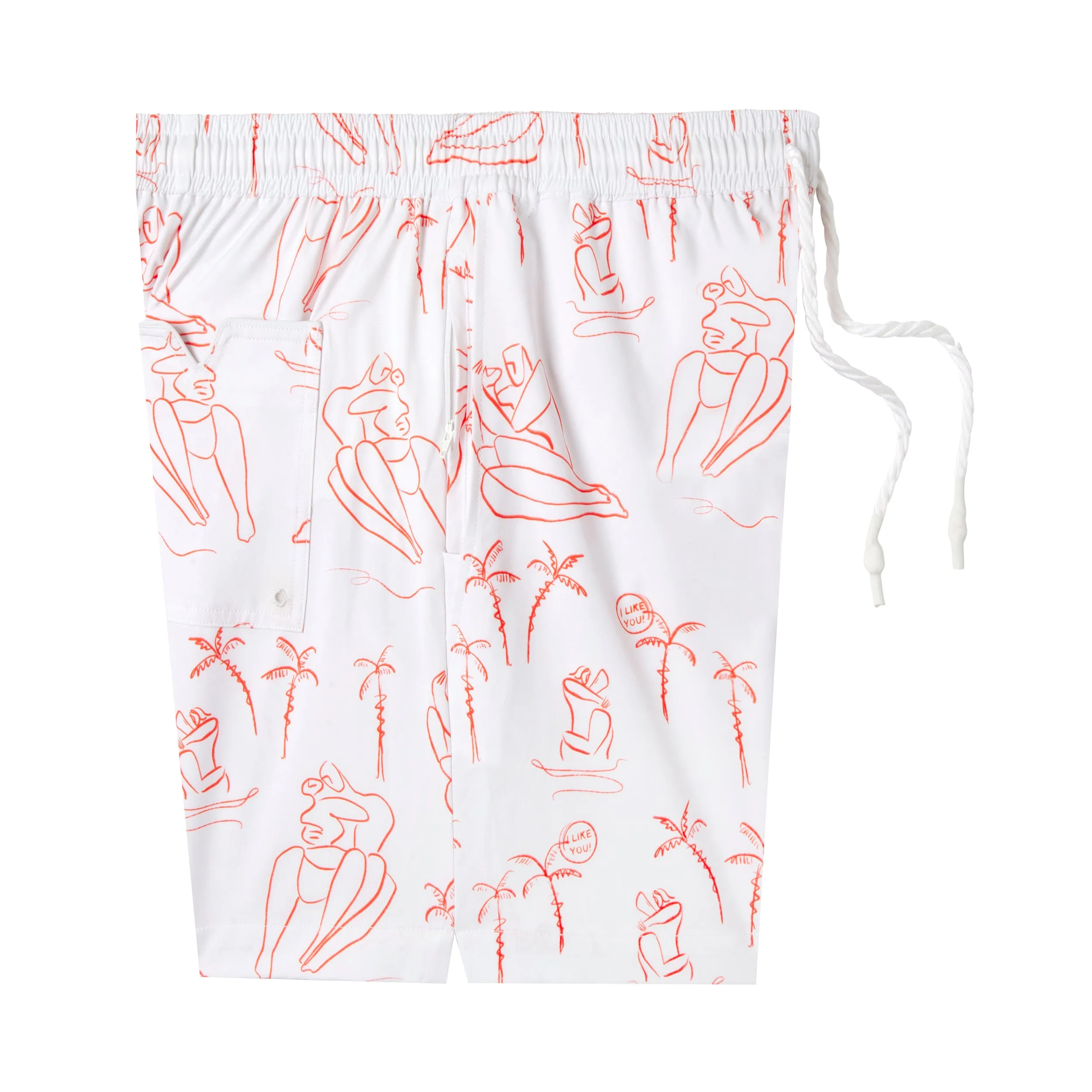 'I LIKE YOU!' Swim Trunks sold by Tombolo product image thumbnail 3