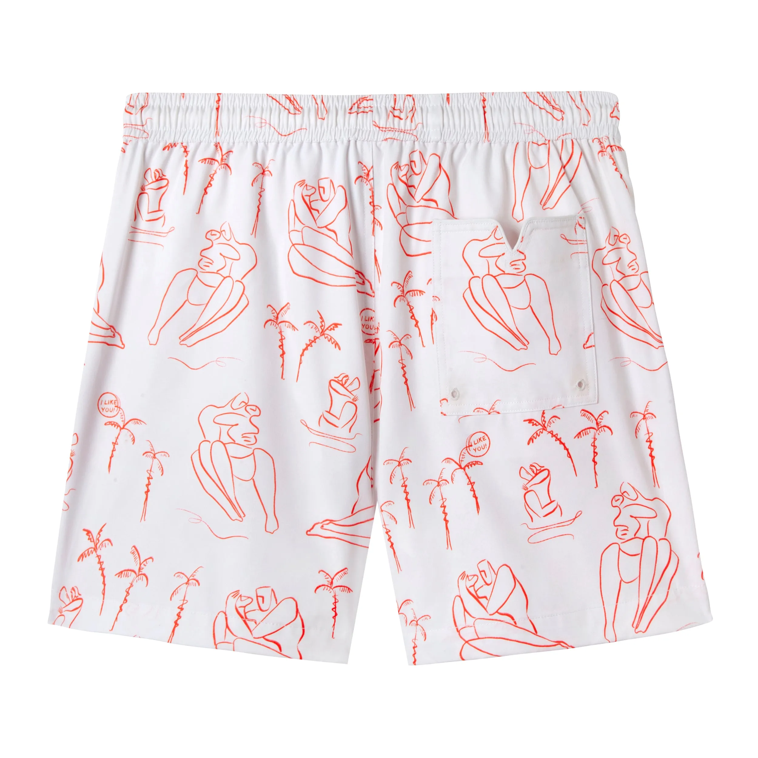 'I LIKE YOU!' Swim Trunks sold by Tombolo product image thumbnail 4