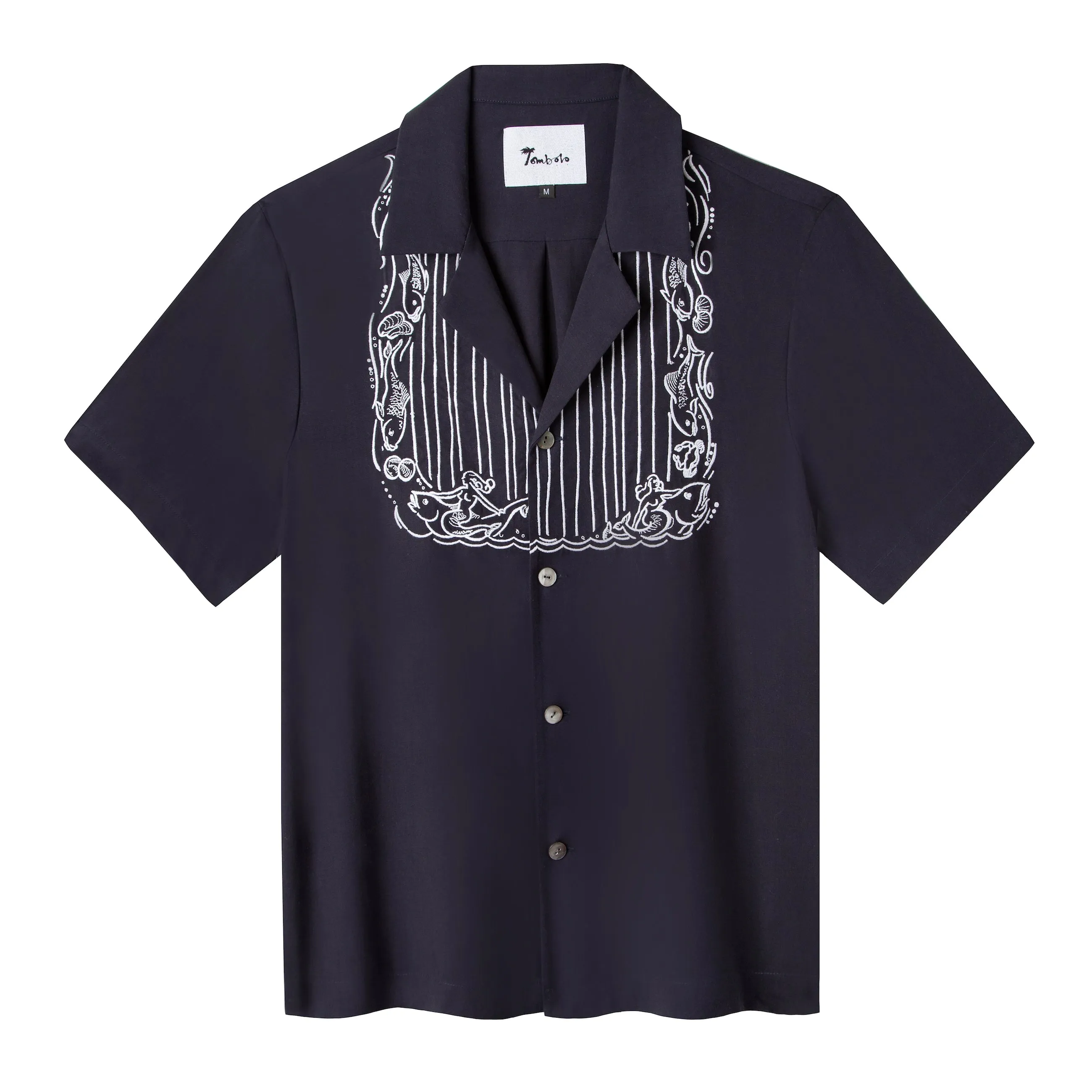 'Fruits de Mer' (Navy) sold by Tombolo
