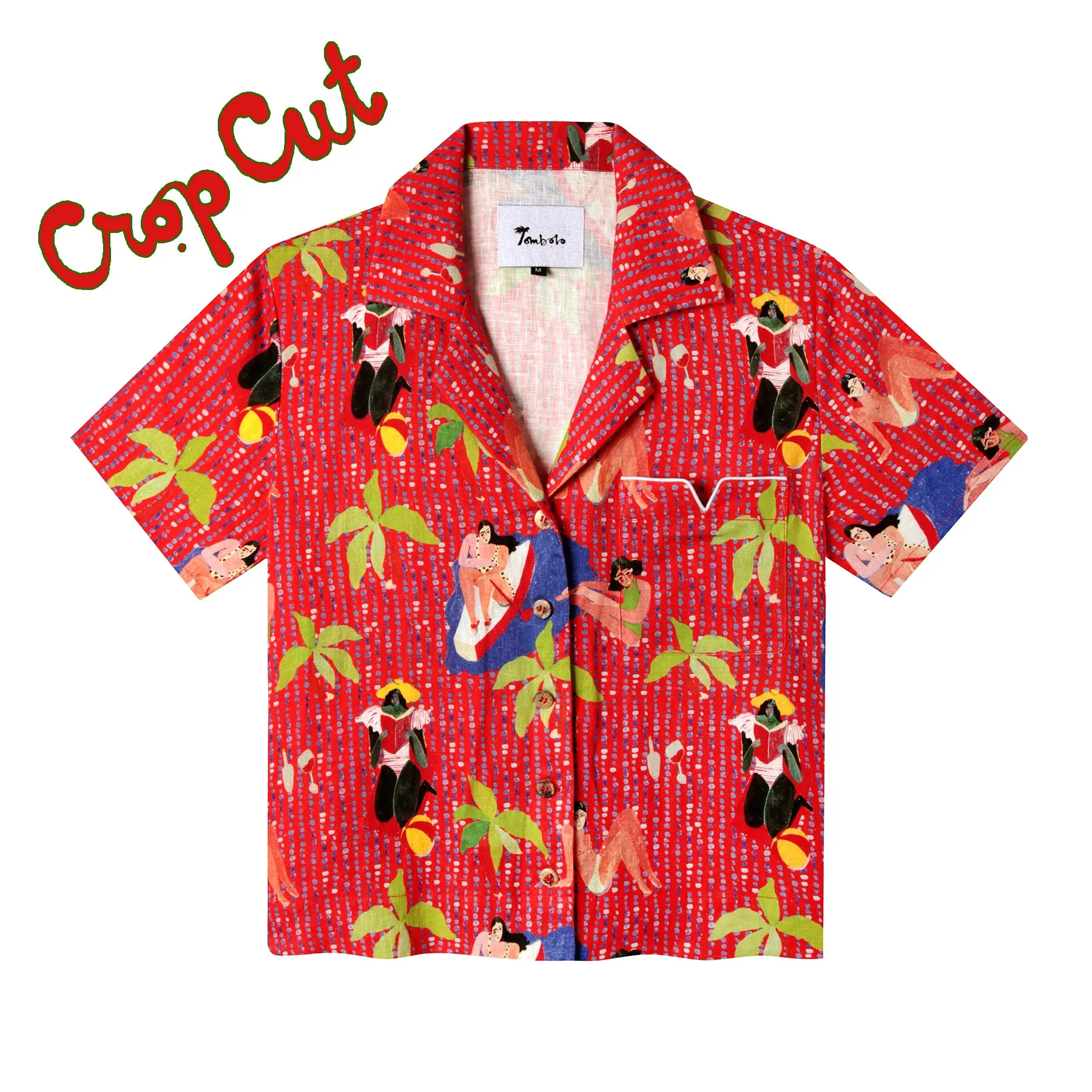 Ana Leovy x Tombolo ~ Crop Cut (Red) sold by Tombolo product image thumbnail 2
