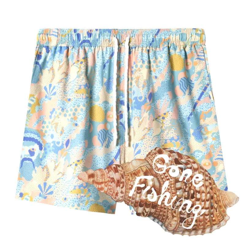 'Poseidon's Wandering Eye' Swim Trunks sold by Tombolo