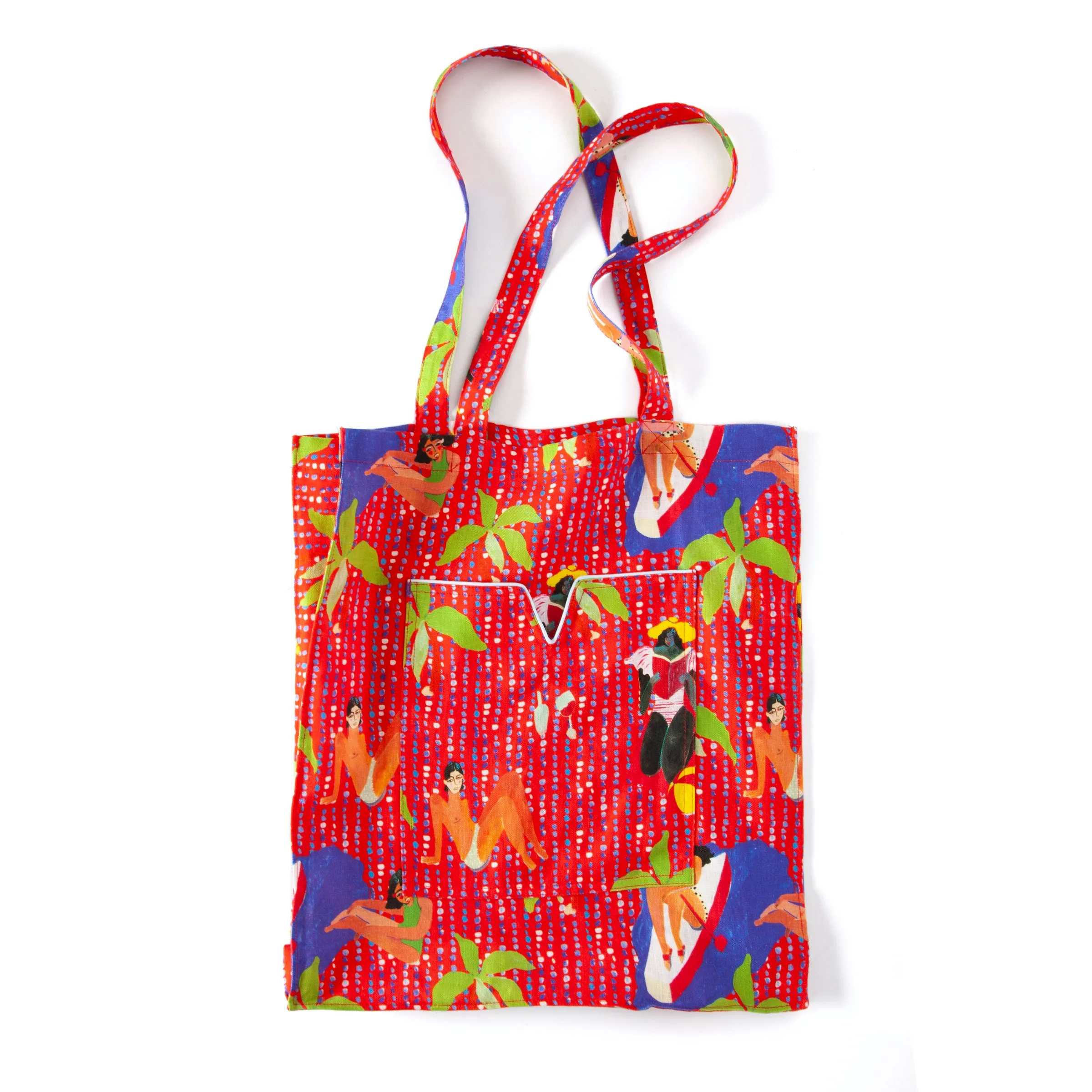 Ana Leovy x Tombolo - Tote Bag (Red) sold by Tombolo product image thumbnail 2