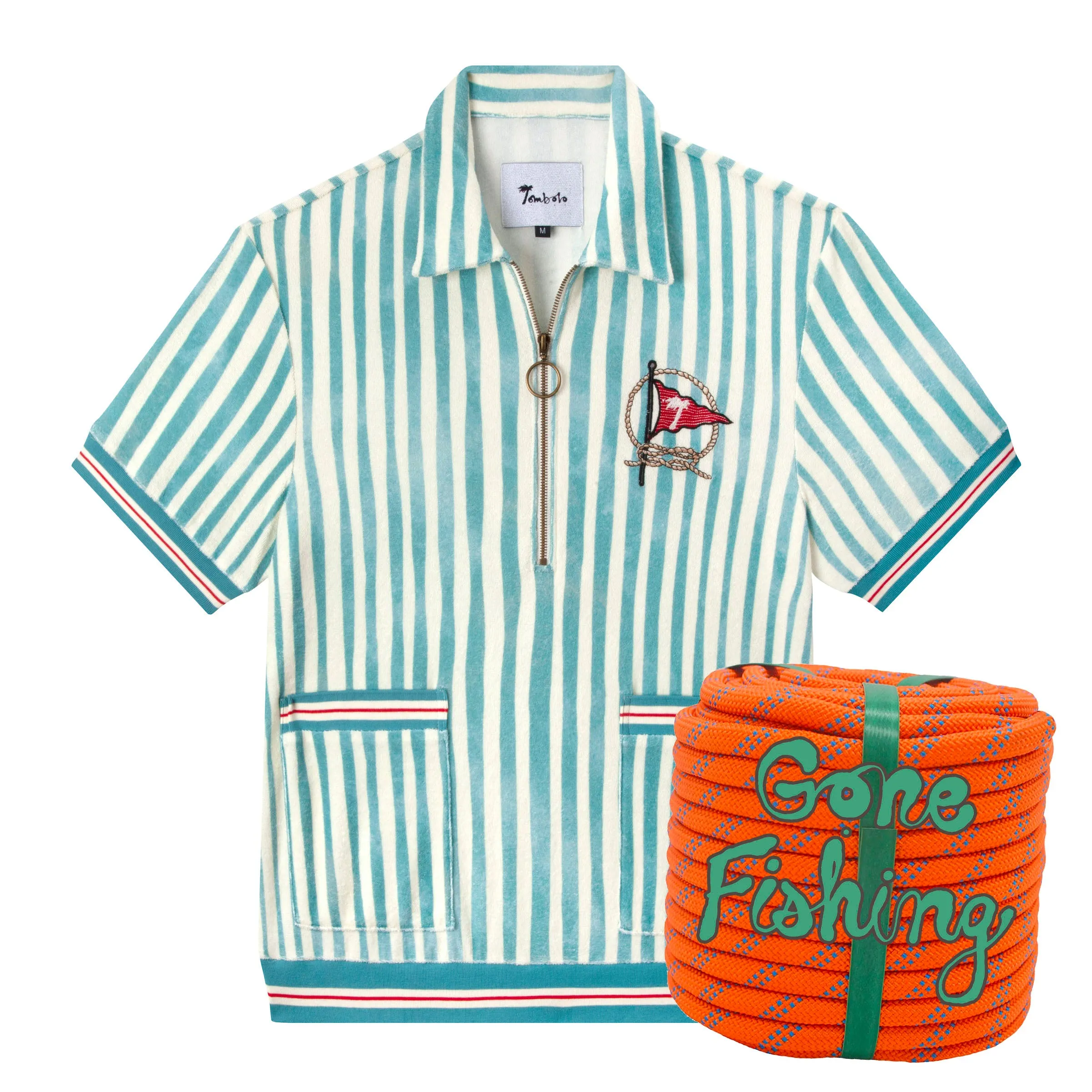 ‘Striper’ Cabana (Blue) sold by Tombolo