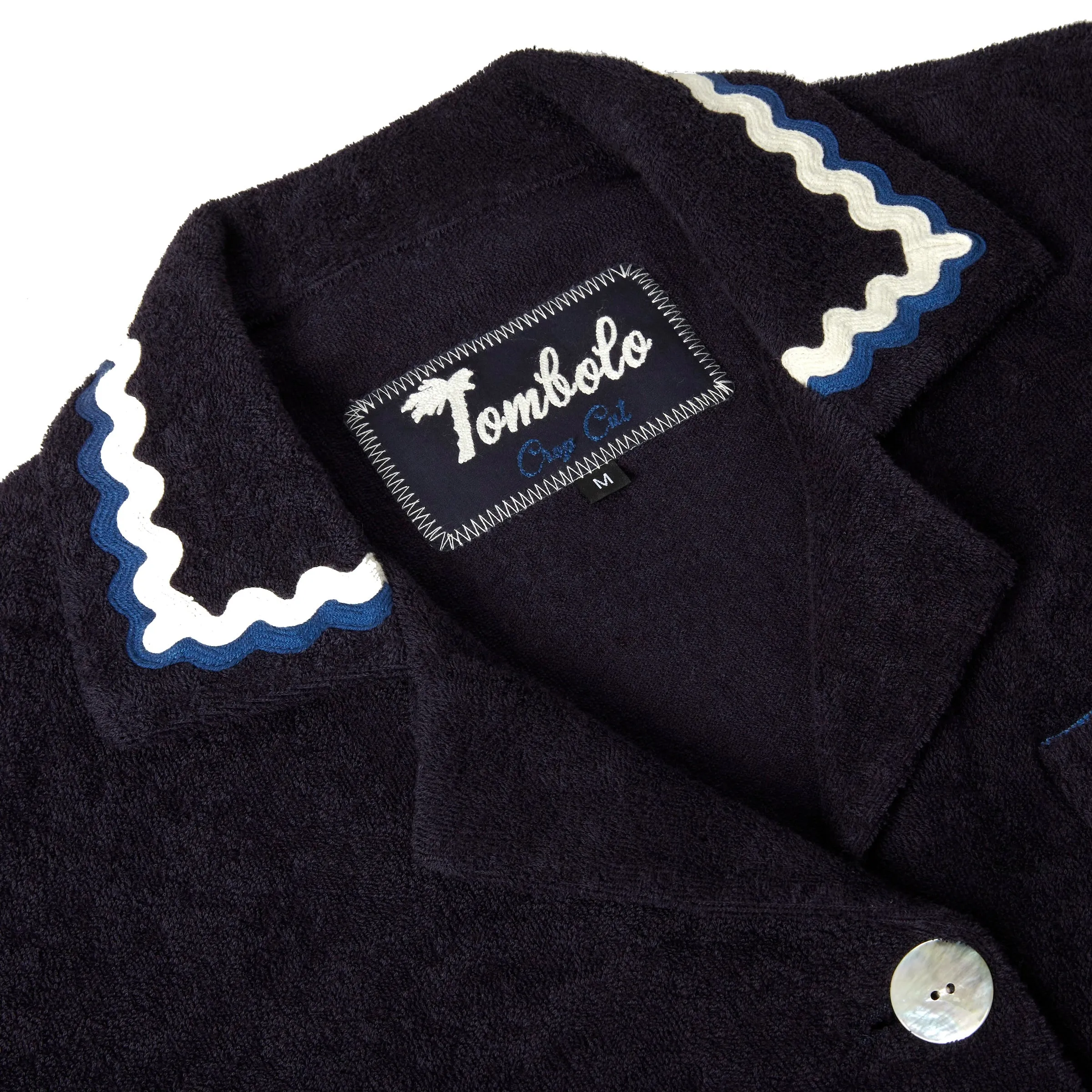 'Rick Rack' Cabana ~ Crop Cut (Midnight Blue) sold by Tombolo product image thumbnail 3