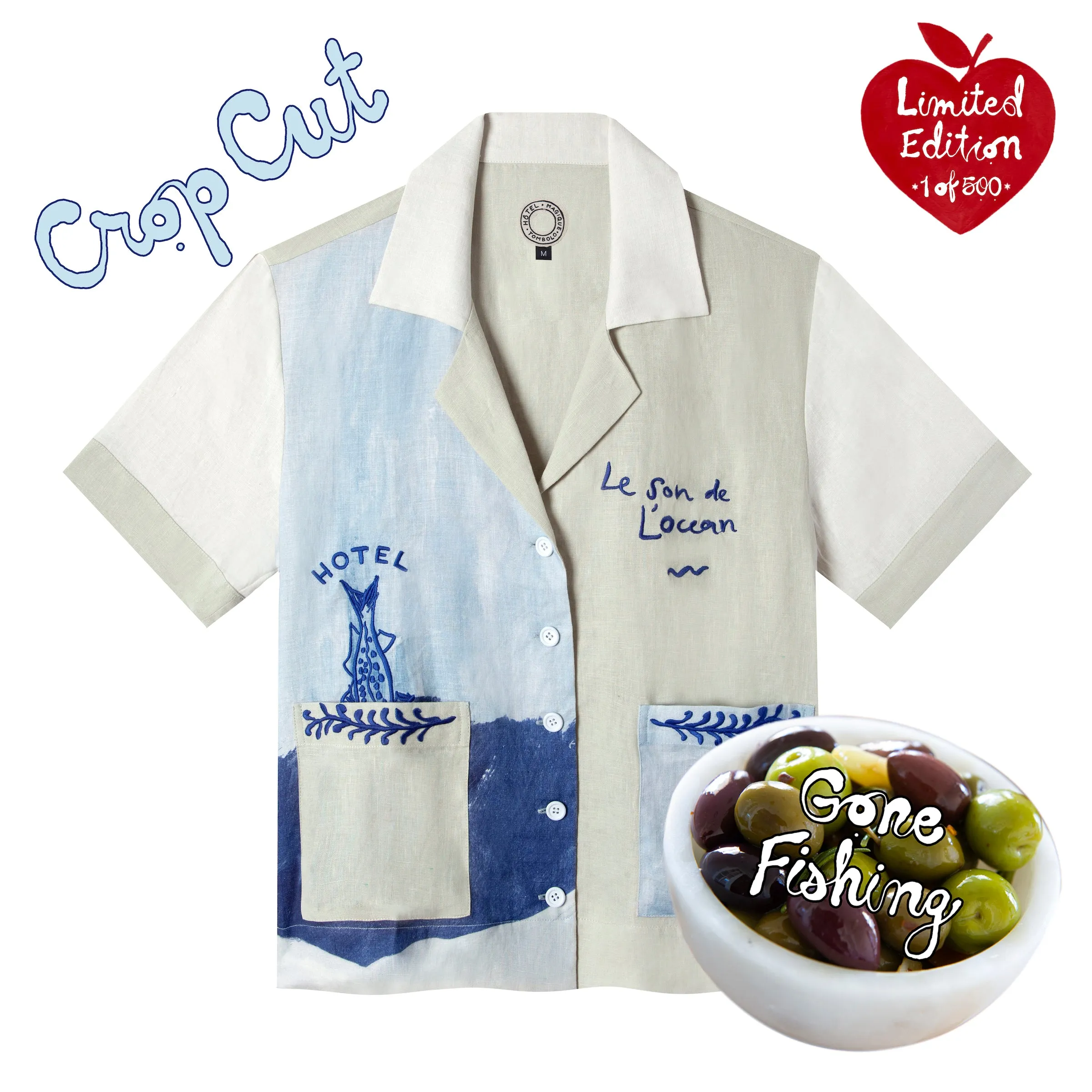 'Fishing Lines' Cabana x Hôtel Magique ~ Crop Cut sold by Tombolo