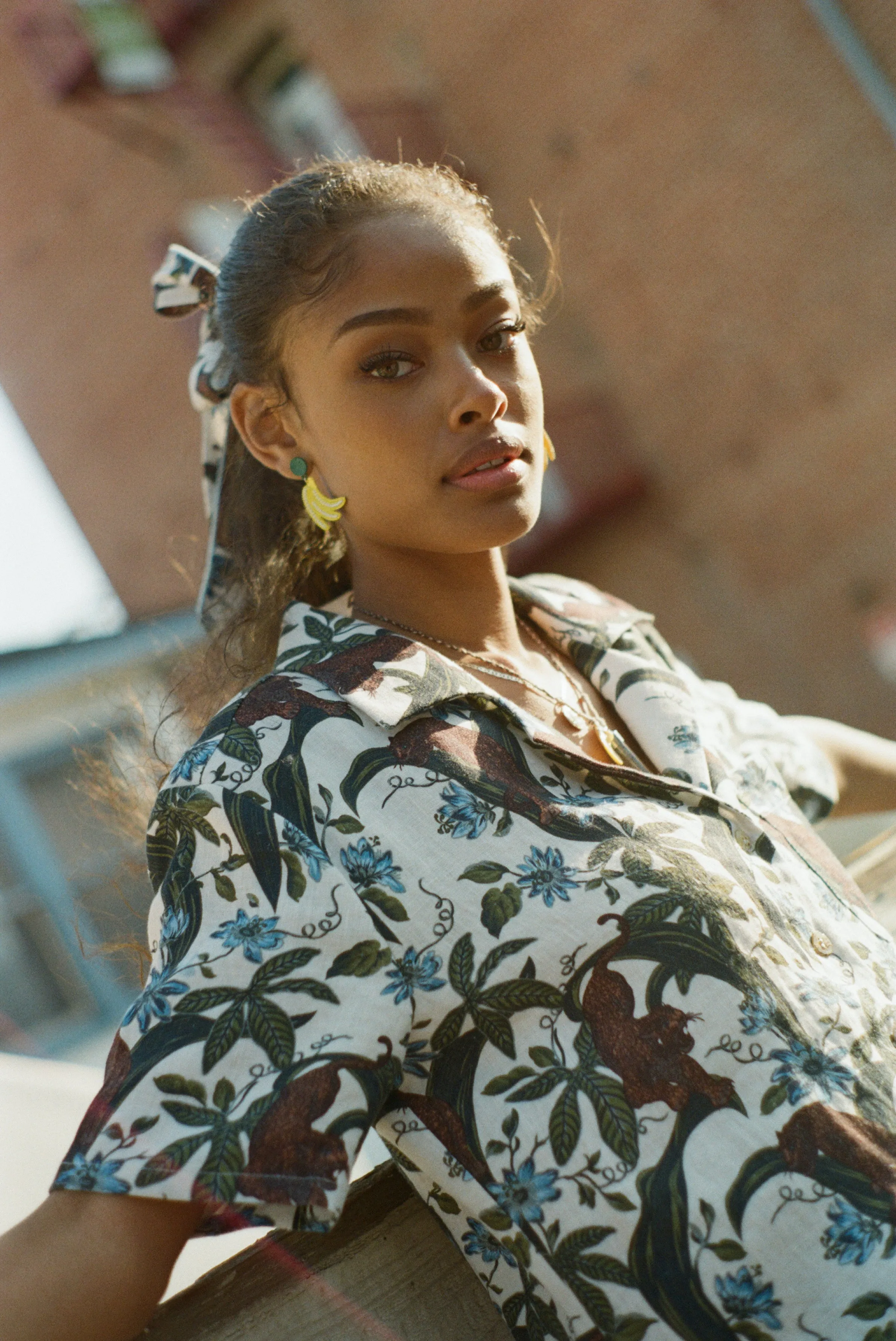 Lurking Jaguar ~ Crop Cut (White) sold by Tombolo product image thumbnail 4