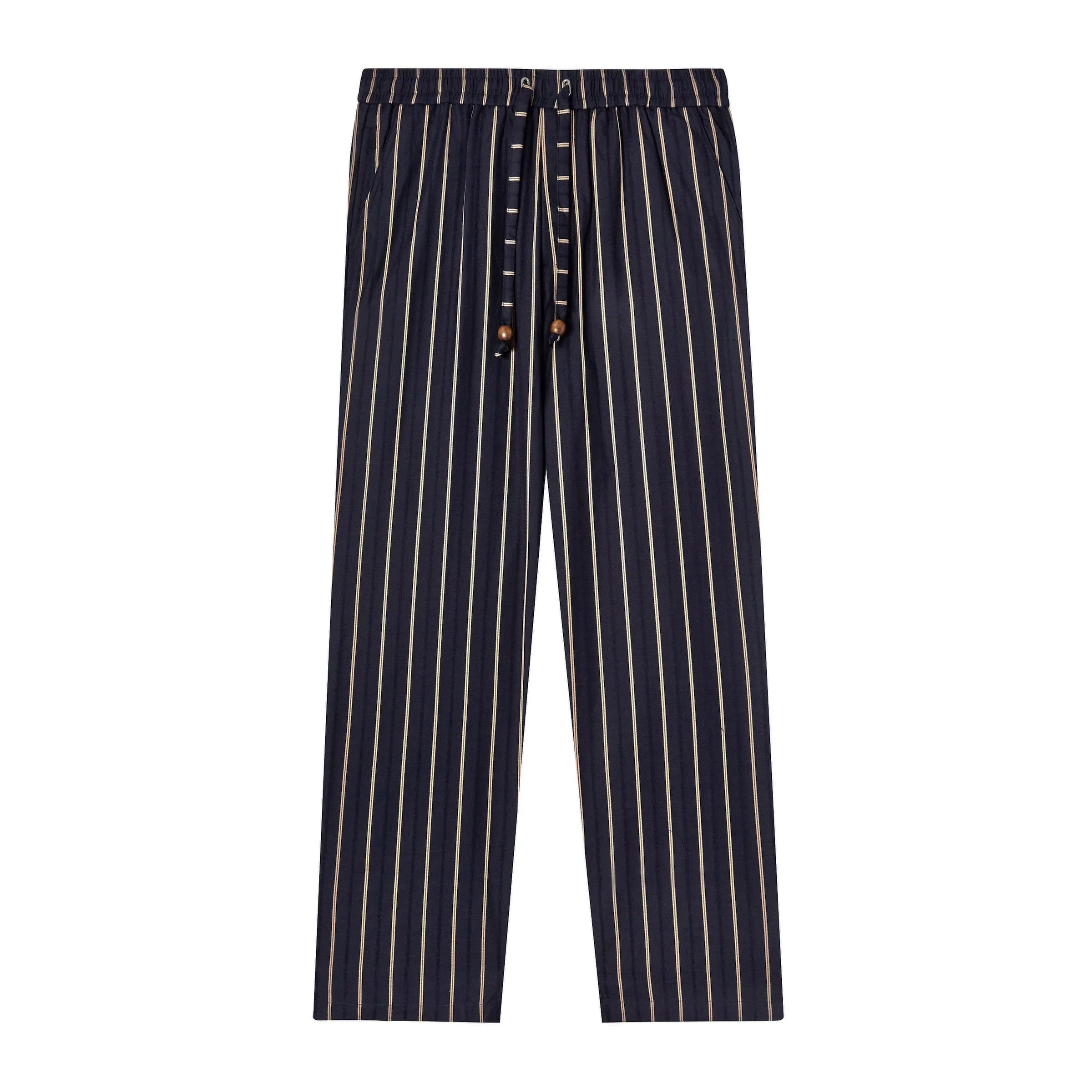 Easy-Going Pants (Navy Jacquard Stripe) sold by Tombolo