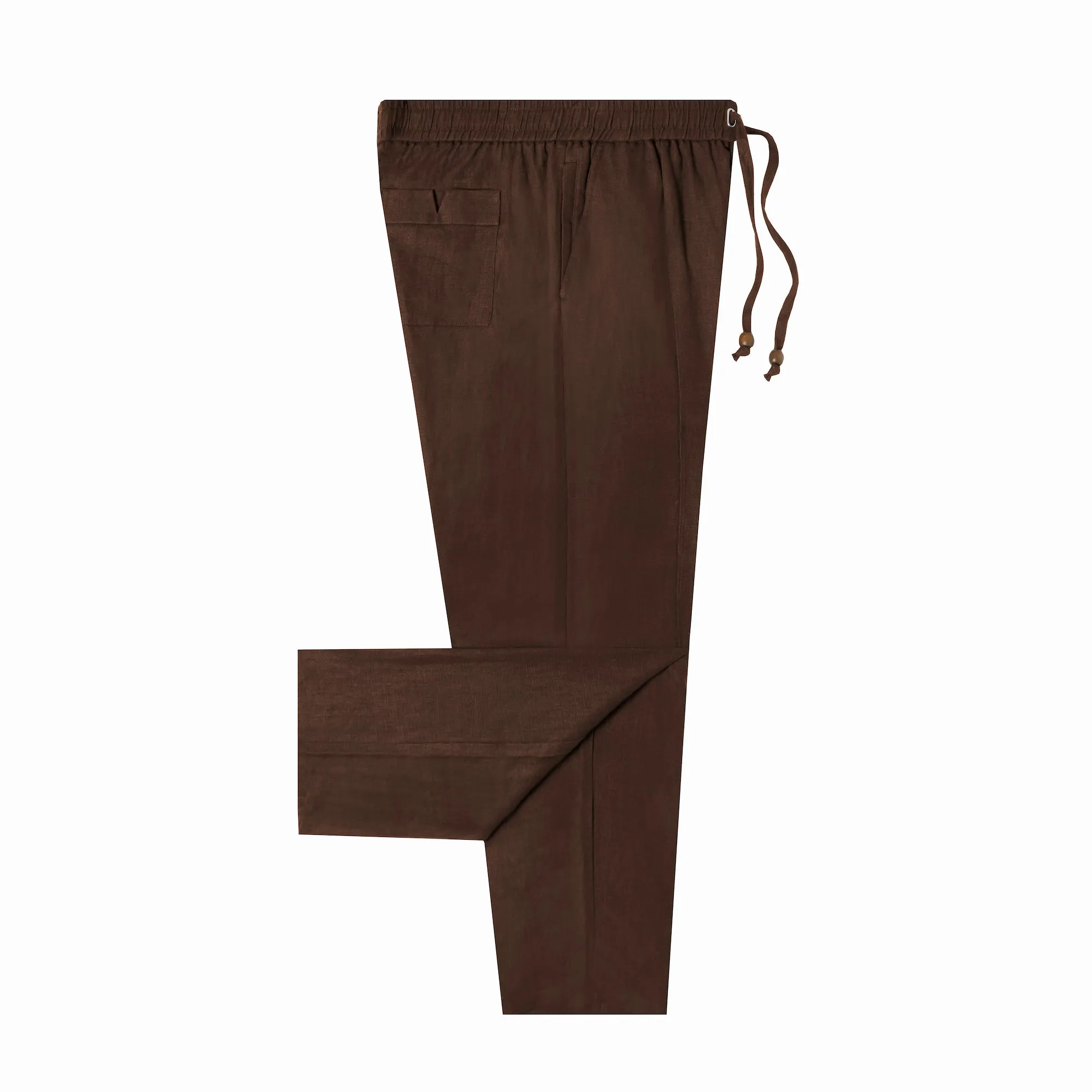 Easy-Going Pants (Brown Linen) sold by Tombolo product image thumbnail 5